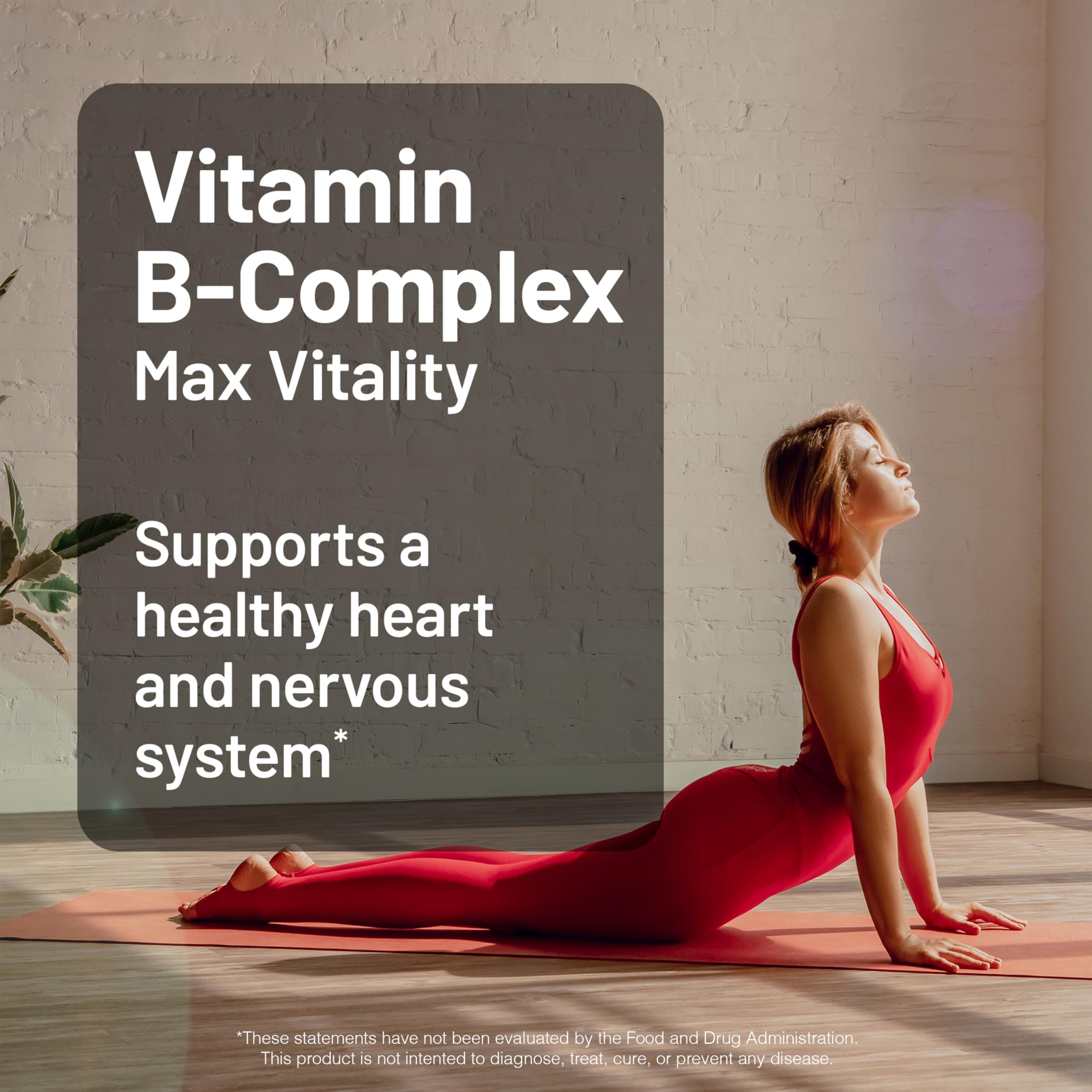 NatureWise Vitamin B Complex for Women and Men - with Folic Acid Biotin B1 B2 B3 B6 B12 - Support Cellular Energy & Mental Clarity - Gluten & Dairy Free