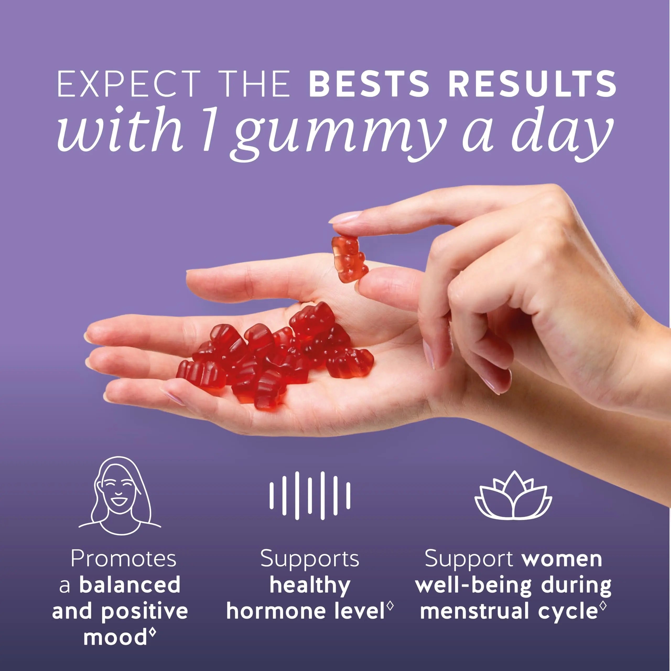PMS Support Supplement for Women. Menstrual Relief Gummies to Target Hormonal Breakouts, Bloating, Period Cramps, & Mood Swings. Vegan, with Vitamin B6 & Lemon Balm, 60 Gummies Bears with Benefits Au supplements