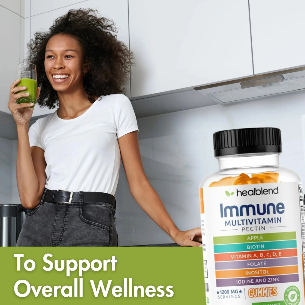 healblend Power-Packed Multivitamin Bear Gummies for Adult | Vitamins C, D3, B6, B12, Iron, Zinc healblend Au supplements