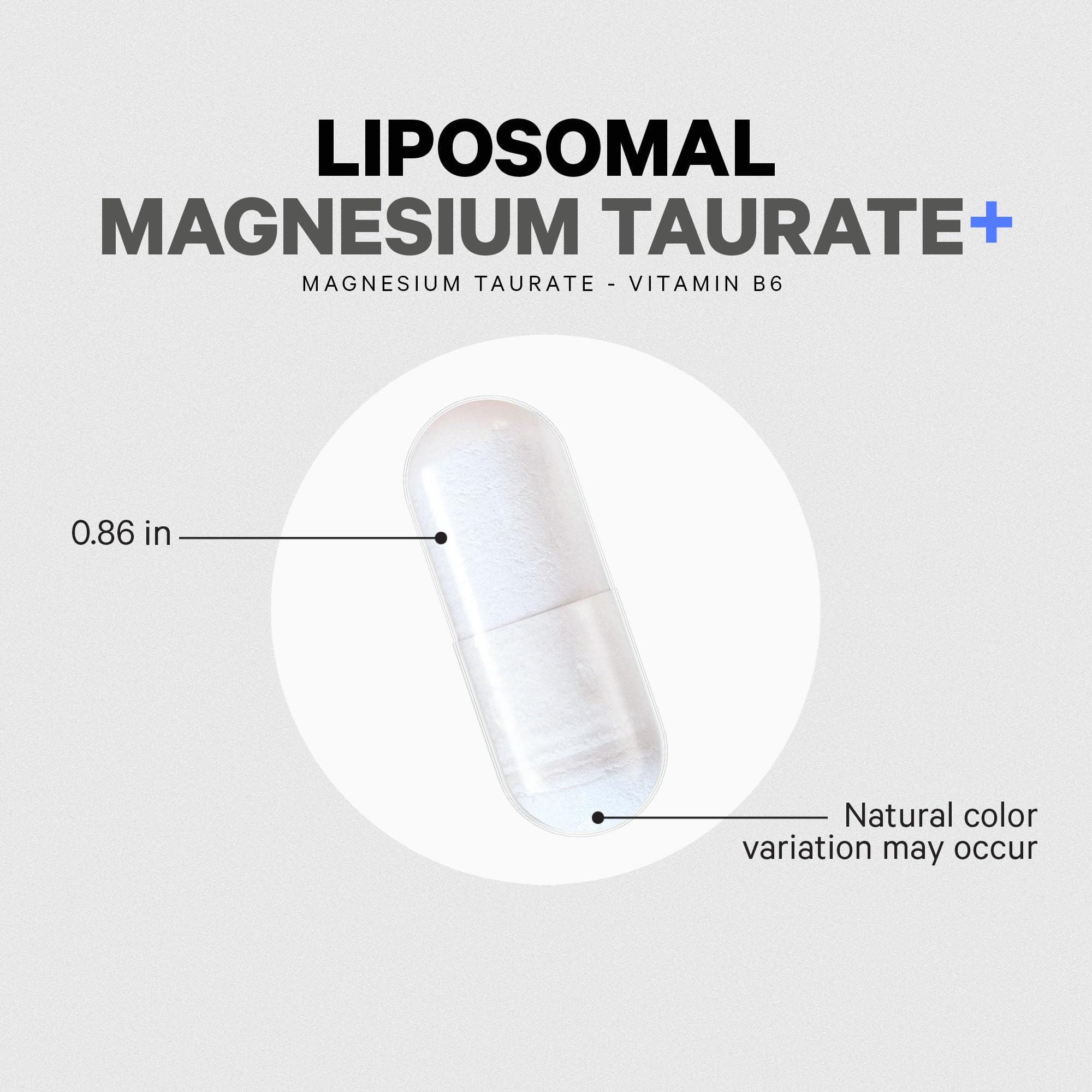 Codeage Liposomal Magnesium Taurate+ Supplement - Magnesium Taurate, Vitamin B6 as Pyridoxal 5-Phosphate, 2-Month Supply - Liposomal Delivery, Vegan, Non-GMO, Gluten-Free, 120 Capsules Codeage Au supplements