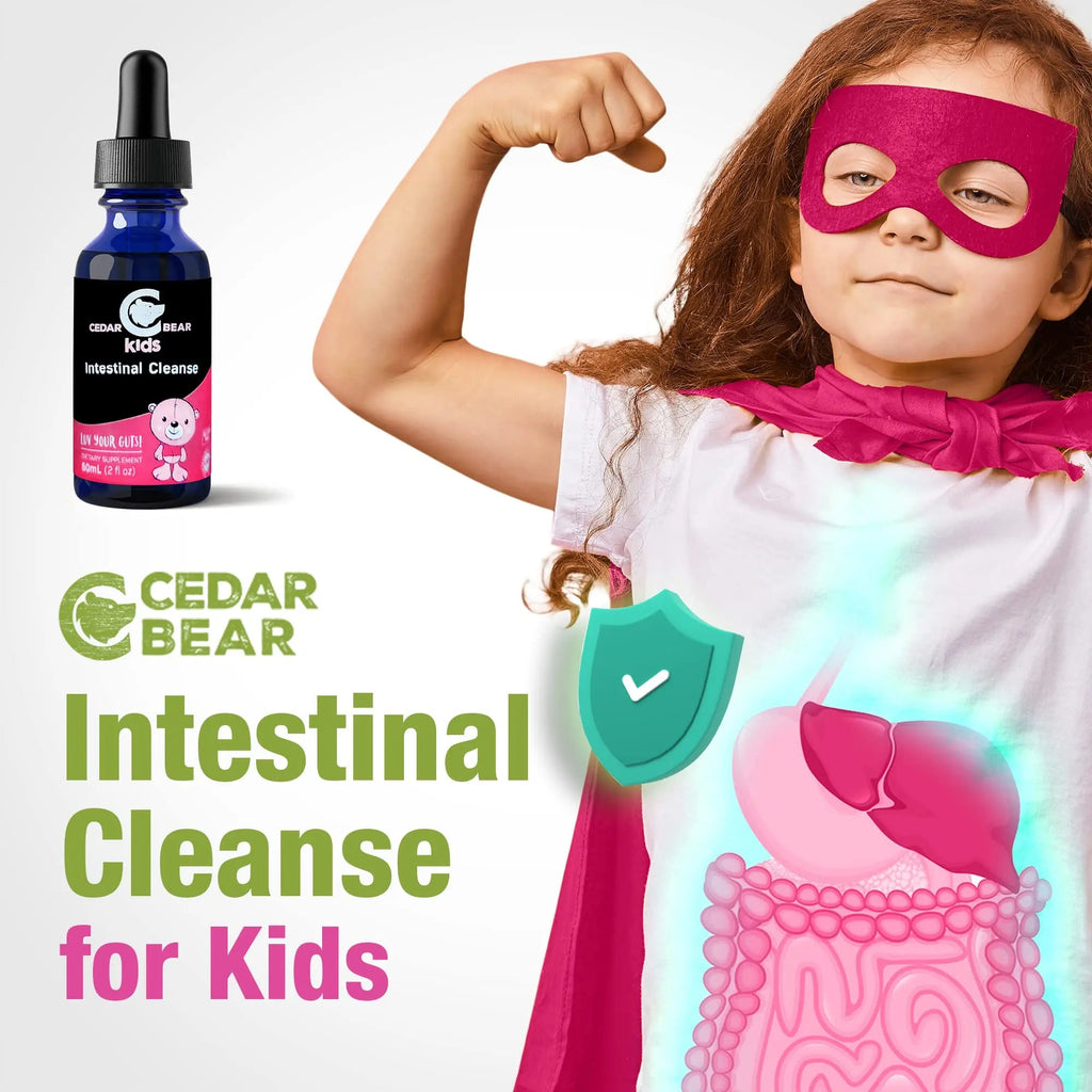 Cedar Bear - Intestinal Cleanse for Kids, Liquid Herbal Supplement for Detox Cleanse Cedar Bear Naturales Au supplements