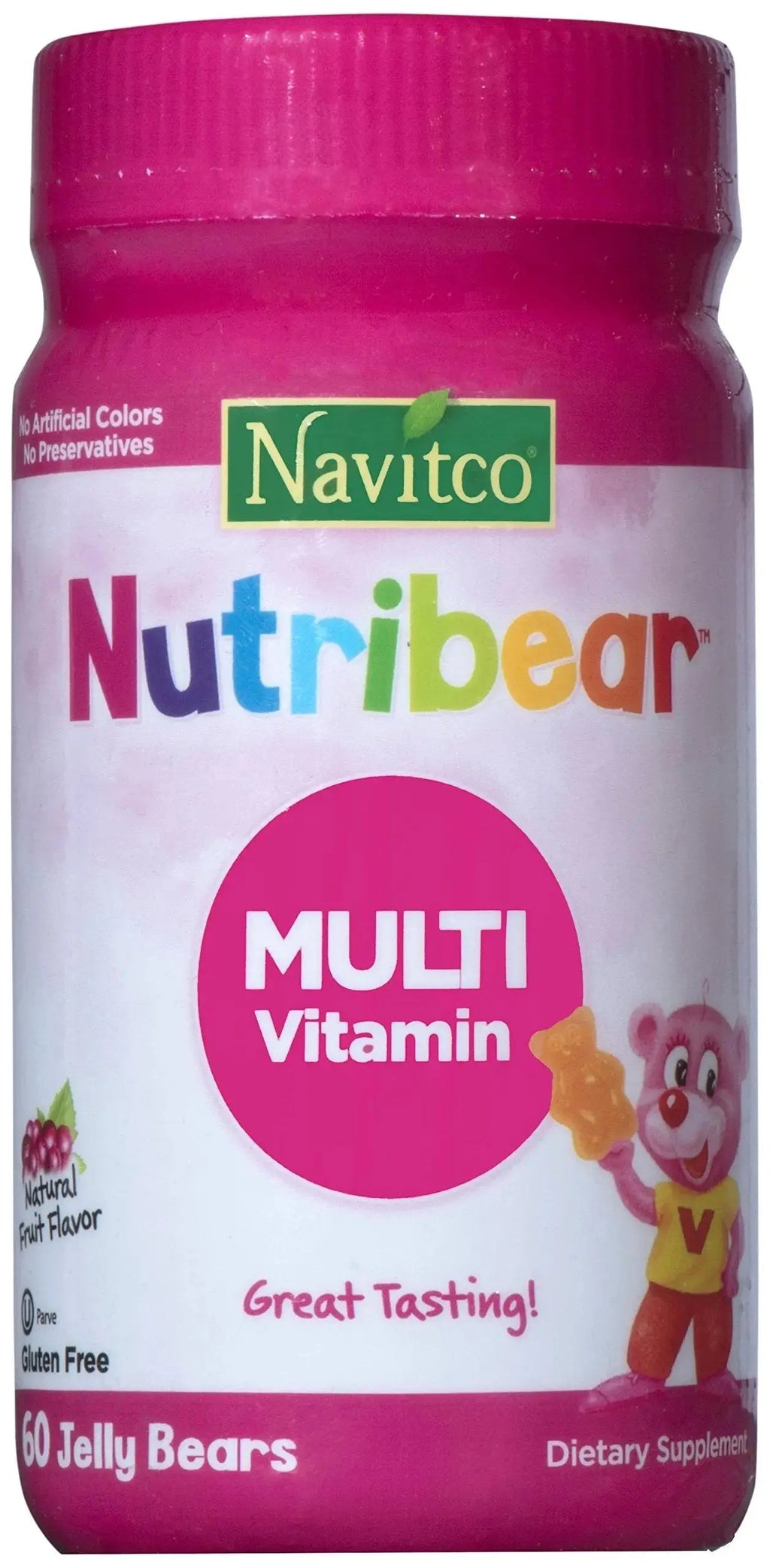 Navitco. Kosher NutriBear Multi Vitamin Great Tasting Jellies - 60 Bears Navitco Au supplements