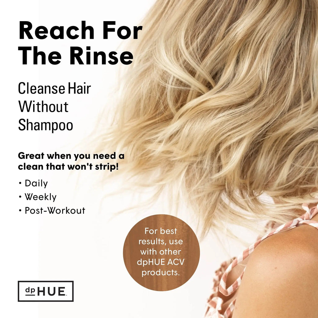dpHUE Apple Cider Vinegar Hair Rinse, 8.5 oz - Shampoo Alternative & Scalp Cleanser dpHUE Au supplements