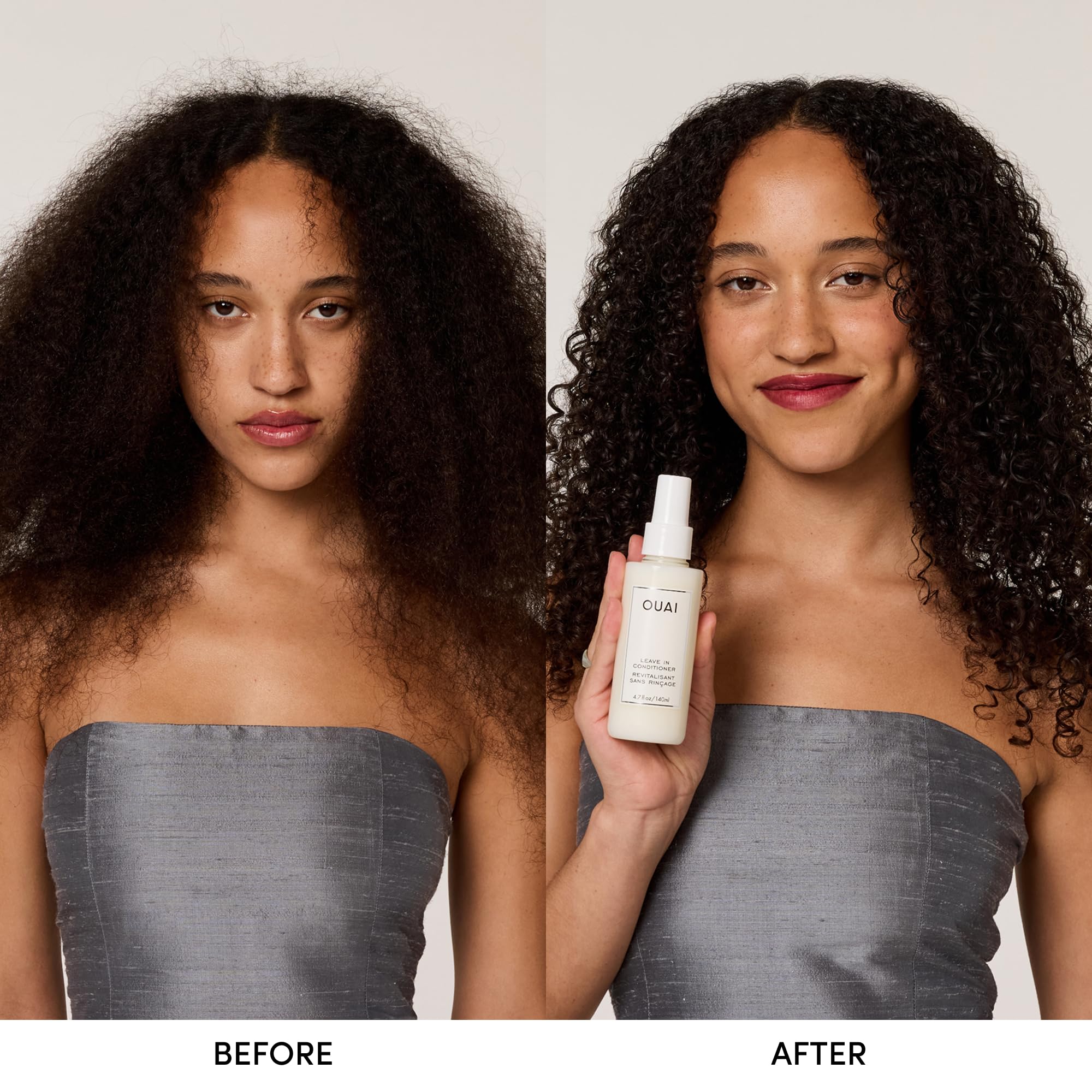 OUAI Leave In Conditioner & Heat Protectant for Hair - Prep Hair for Styling or Use as Detangling Spray to Fight Frizz & Flyaways - No Parabens, Sulfates or Phthalates (4.7 oz) OUAI Au supplements