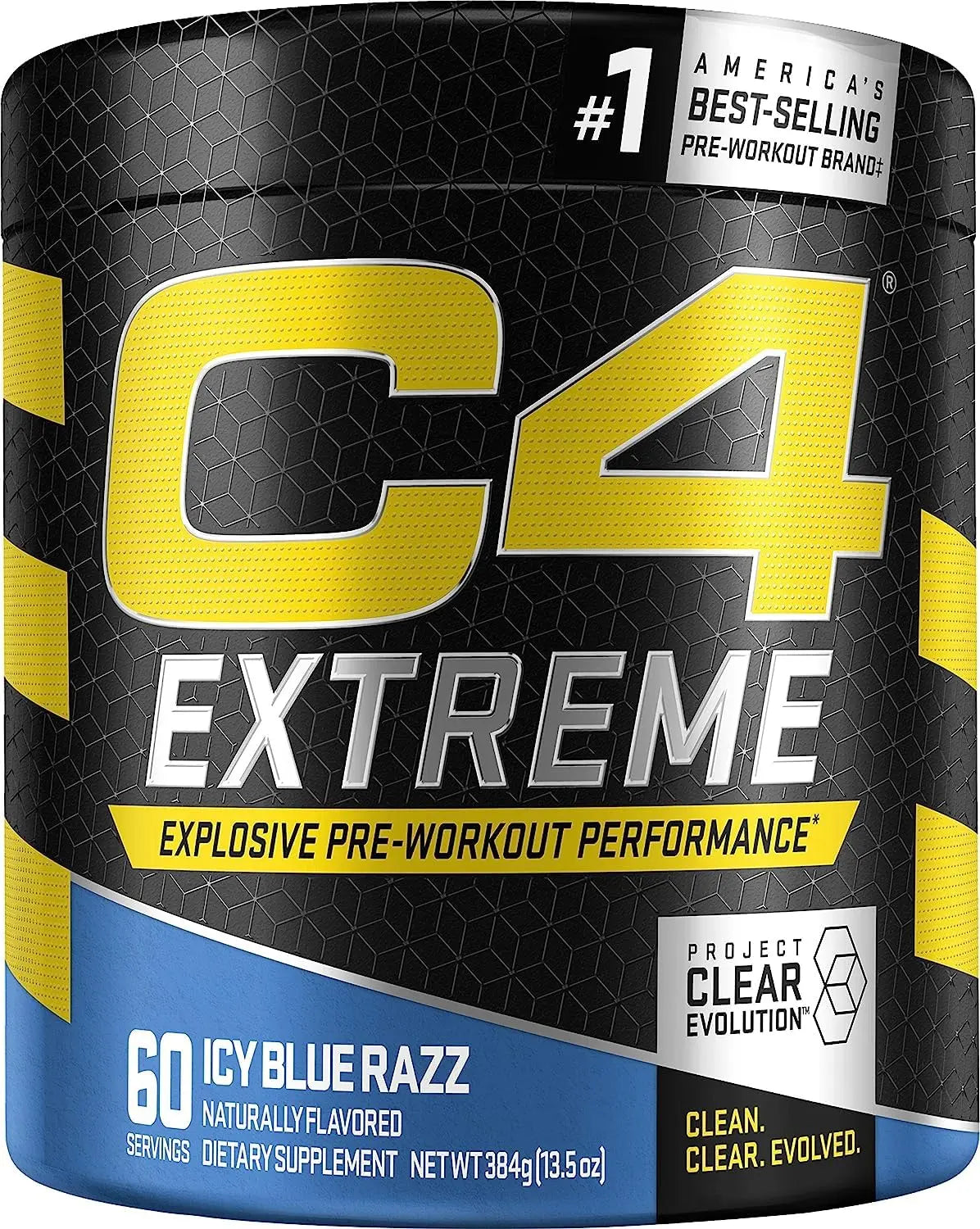 C4 Extreme Pre Workout Powder Icy Blue Razz | Preworkout Energy Supplement for Men Cellucor Au supplements