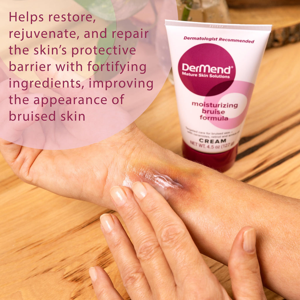 Dermend Arnica Bruise Cream with Vitamin K - Moisturizer for Bruising on Arms, Legs & Hands - 4.5 Oz