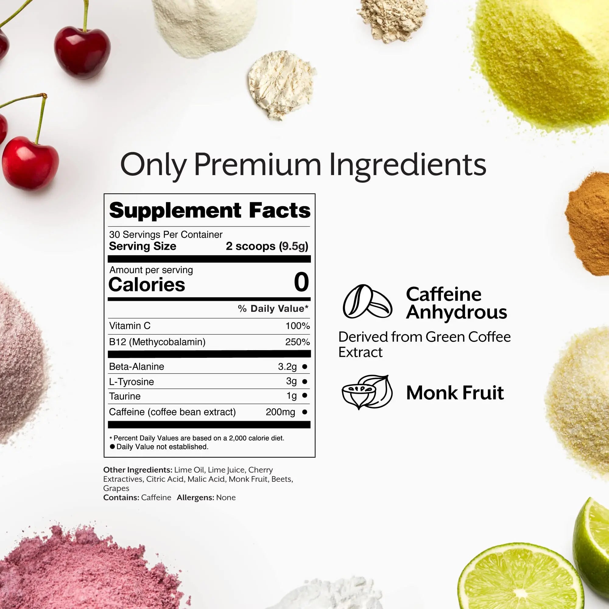 Promix Pre-Workout Powder, Cherry Lime - Maximize Focus & Performance - Helps Muscle ProMix Nutrition Au supplements