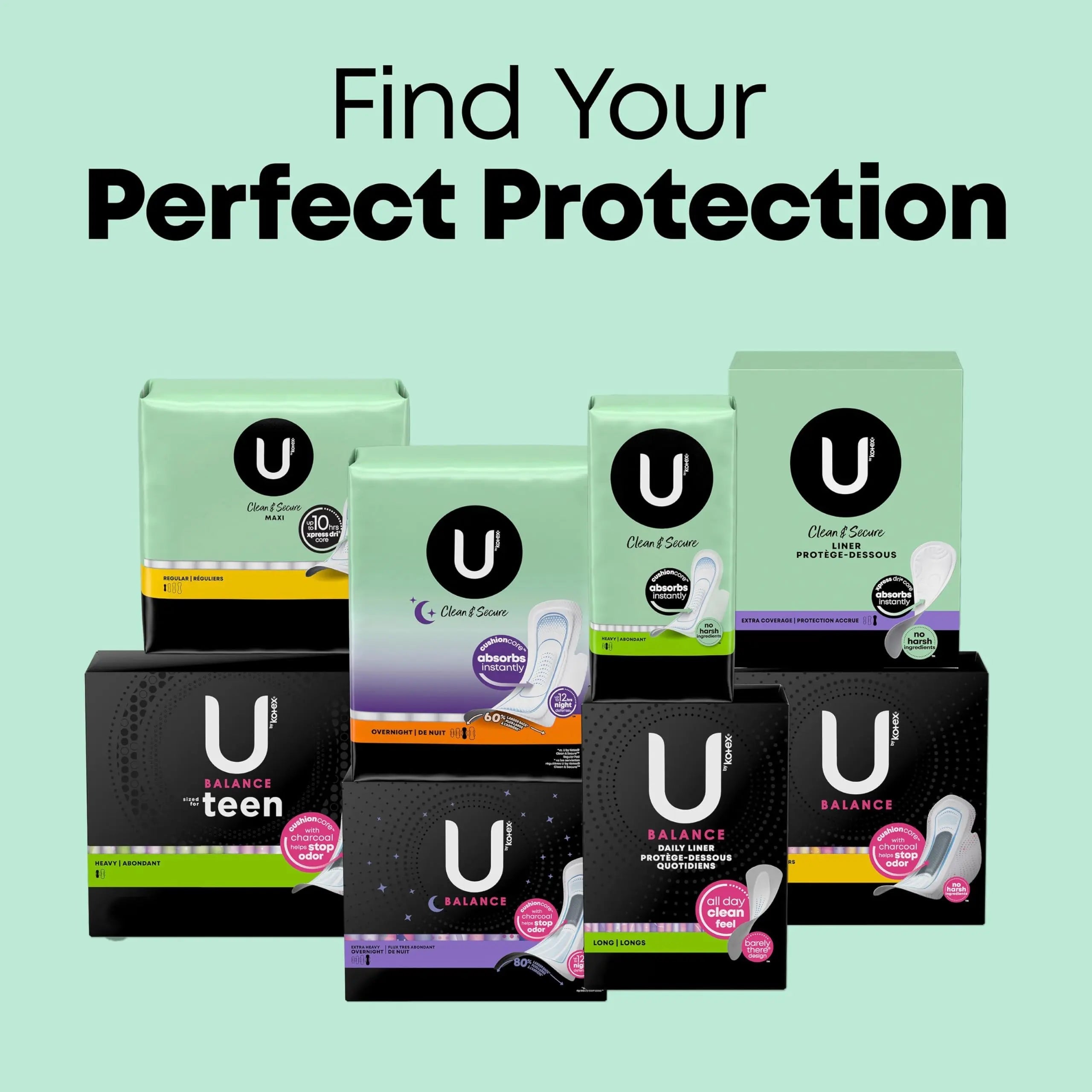 U by Kotex Clean & Secure Ultra Thin Pads, Heavy Absorbency, 56 Count (Packaging May Vary) U by Kotex Au supplements