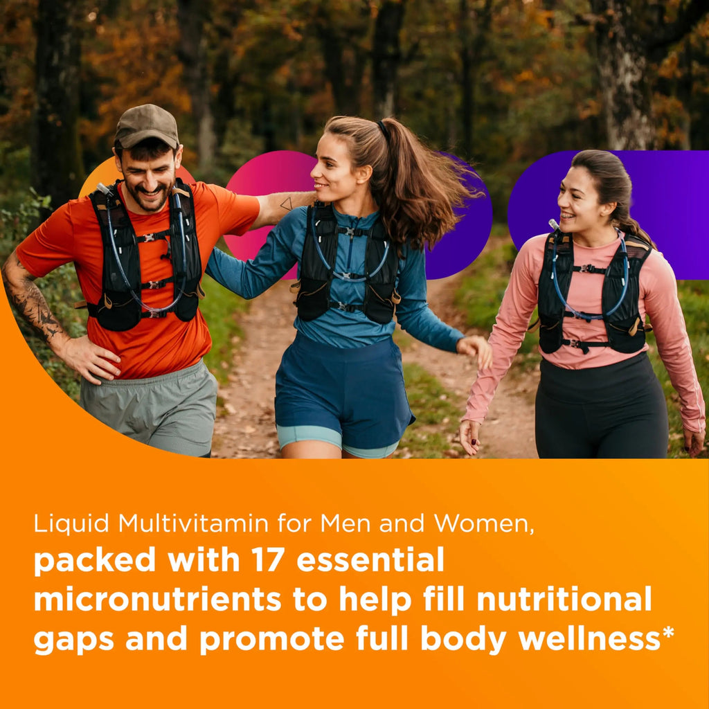 Centrum Liquid Multivitamin for Adults, Multivitamin/Multimineral Supplement with B Vitamins and Antioxidants, Citrus Flavor - 8 Fl Oz Centrum Au supplements