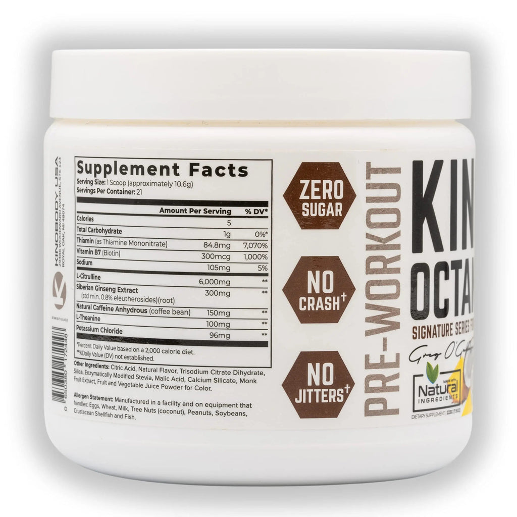 KINOBODY Kino Octane Pre-Workout Supplement Powder for Men and Women, Elevated KINOBODY Au supplements