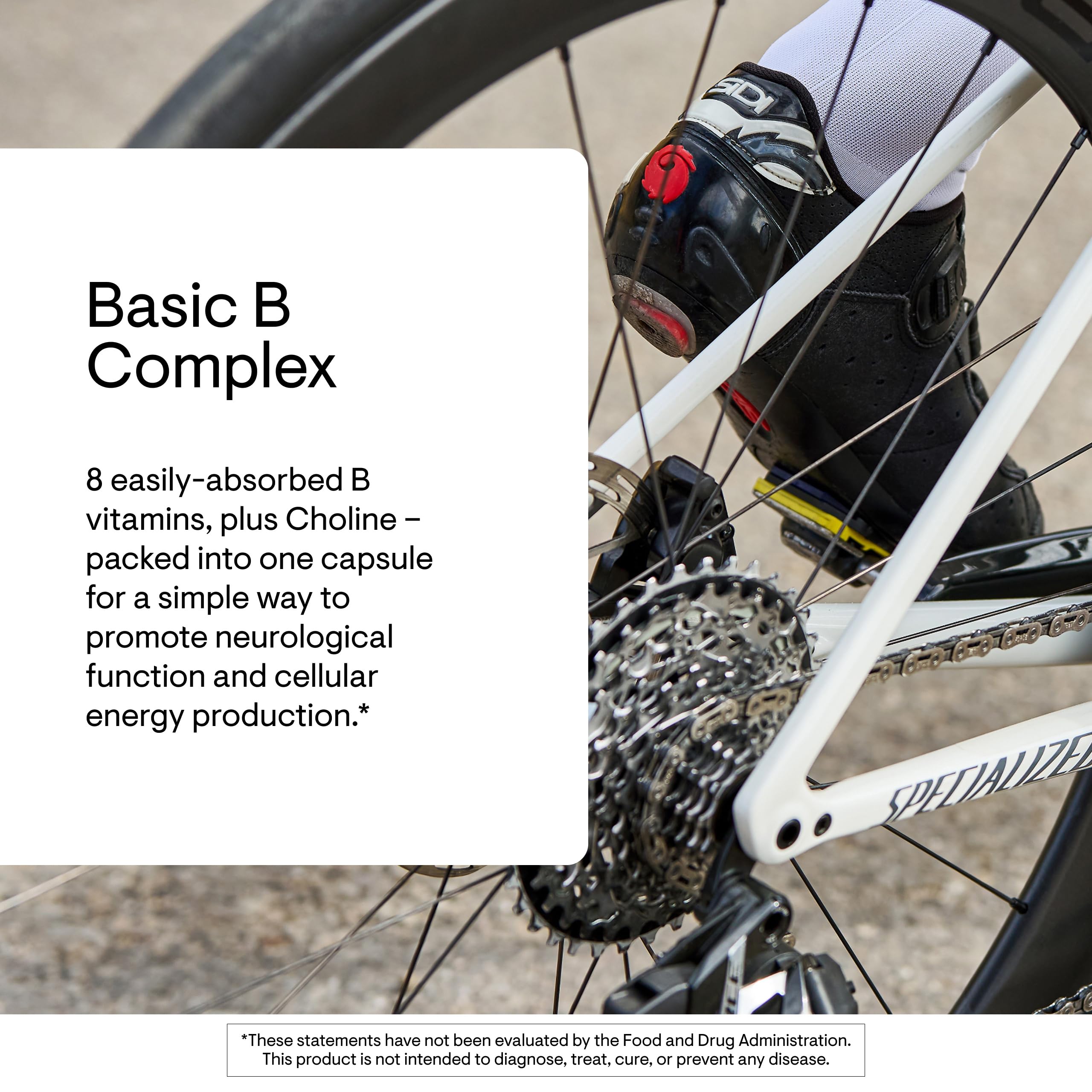 THORNE - Basic B-Complex - Tissue-Ready Vitamin B Complex Supplement with Choline - Supports Cellular Energy Production, Brain Health & Red Blood Cell Formation