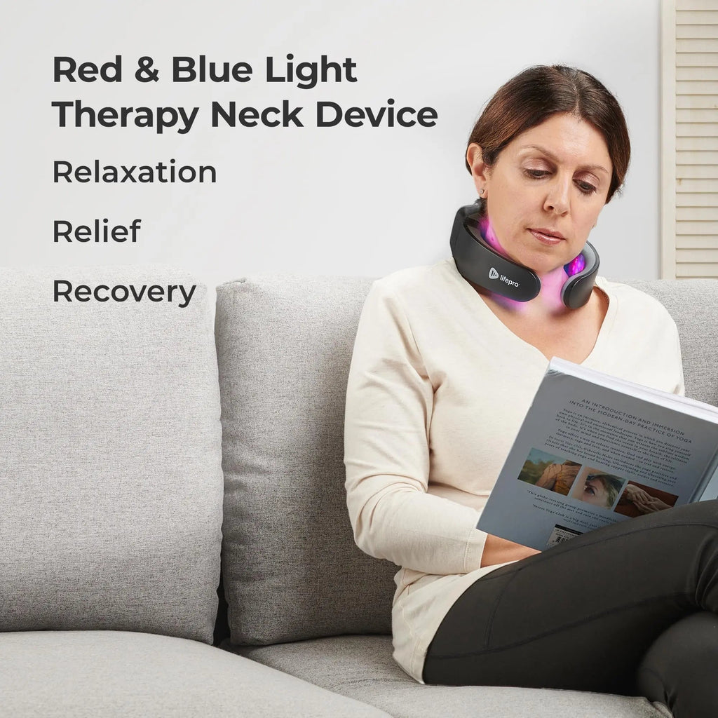 Lifepro Red Light Therapy for Neck - Compact & Rechargeable Red Light Therapy Device- On-The-Go LifePro Au supplements