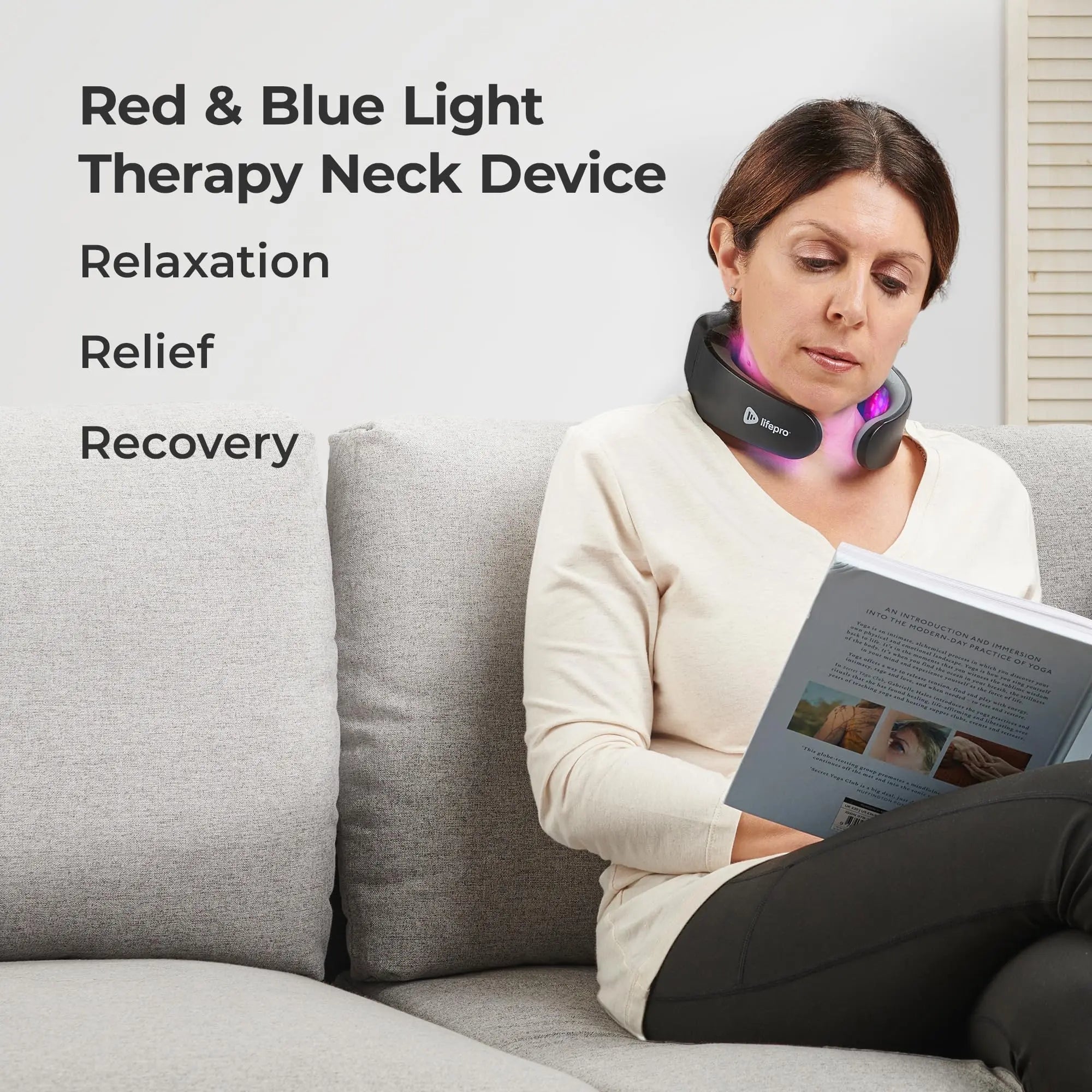 Lifepro Red Light Therapy for Neck - Compact & Rechargeable Red Light Therapy Device- On-The-Go LifePro Au supplements