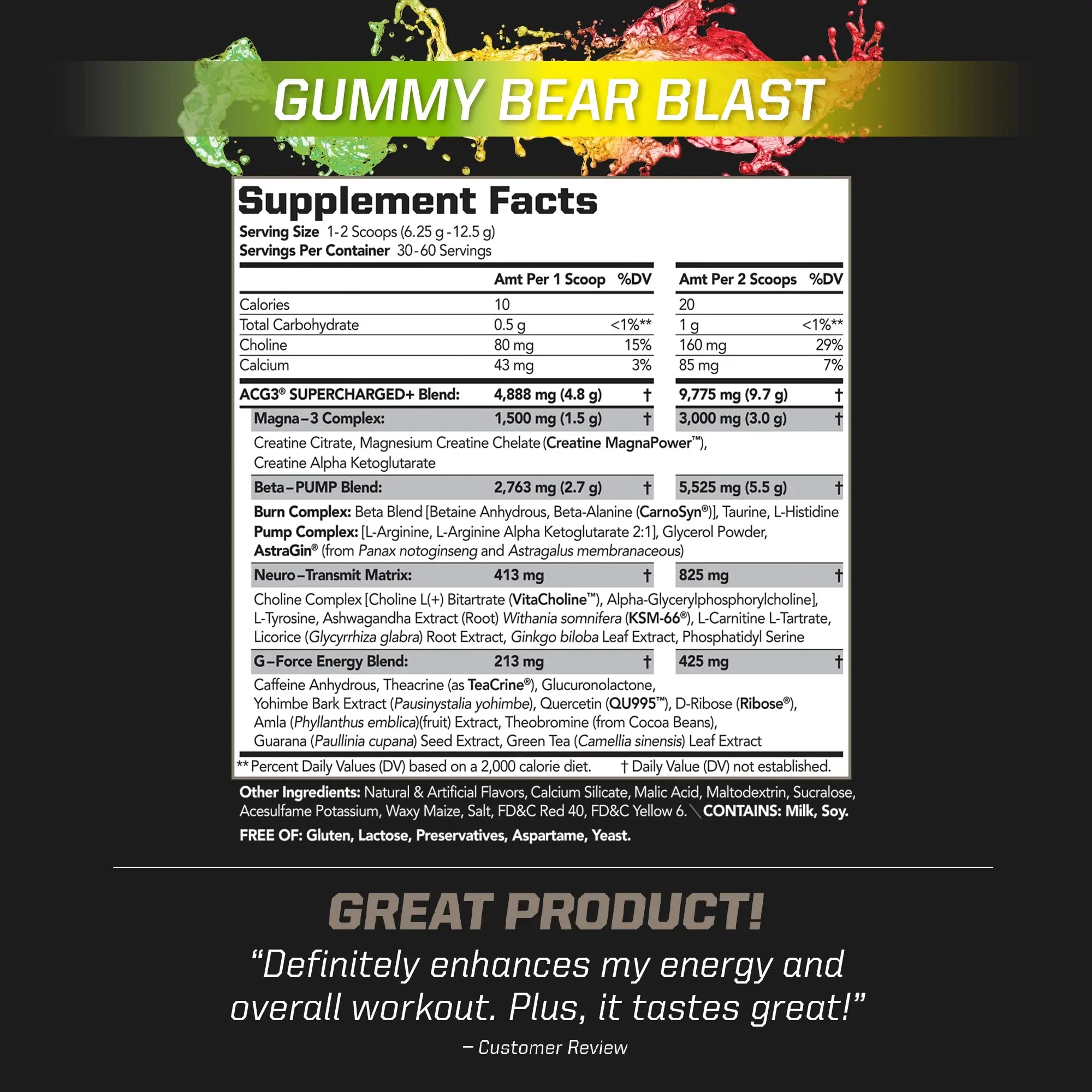 PMD Sports ACG3 Supercharged - Pre Workout - Powerful Strength, High Energy, Maximize PMD Au supplements