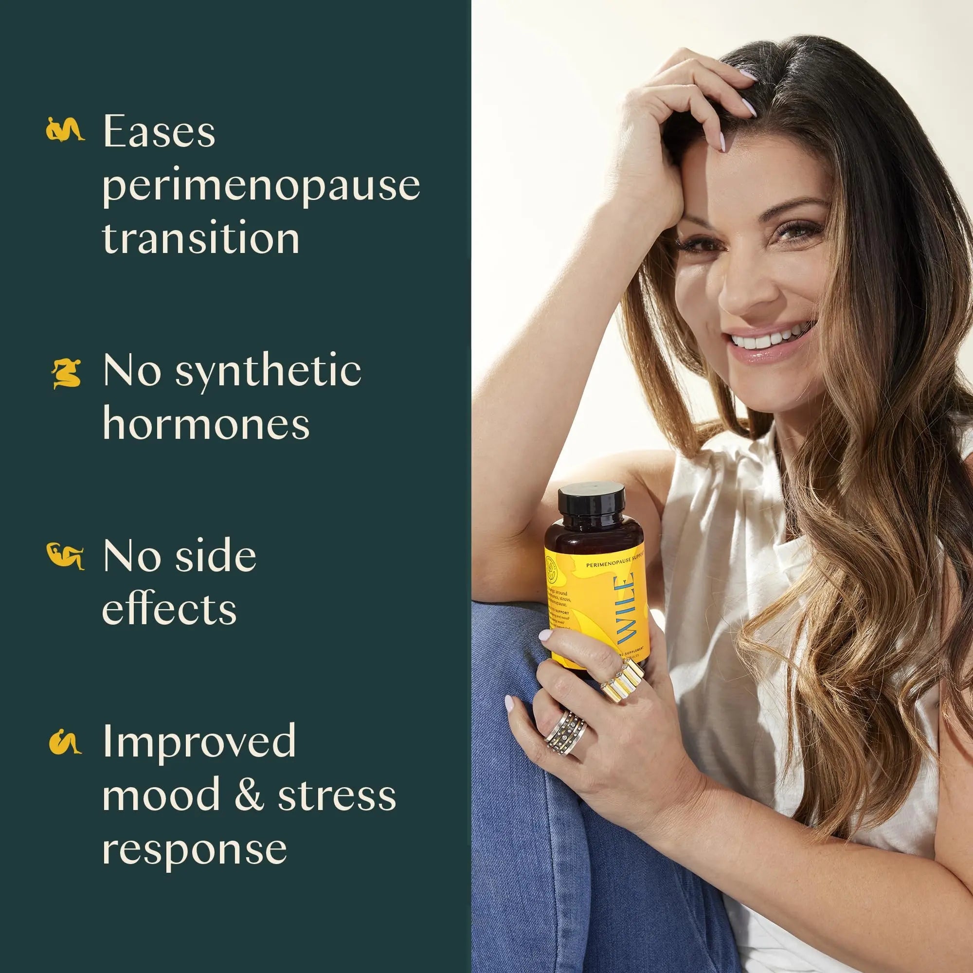 Wile Perimenopause Supplement for Women with Ashwagandha, Kudzu Root, Hops Extract WILE Au supplements
