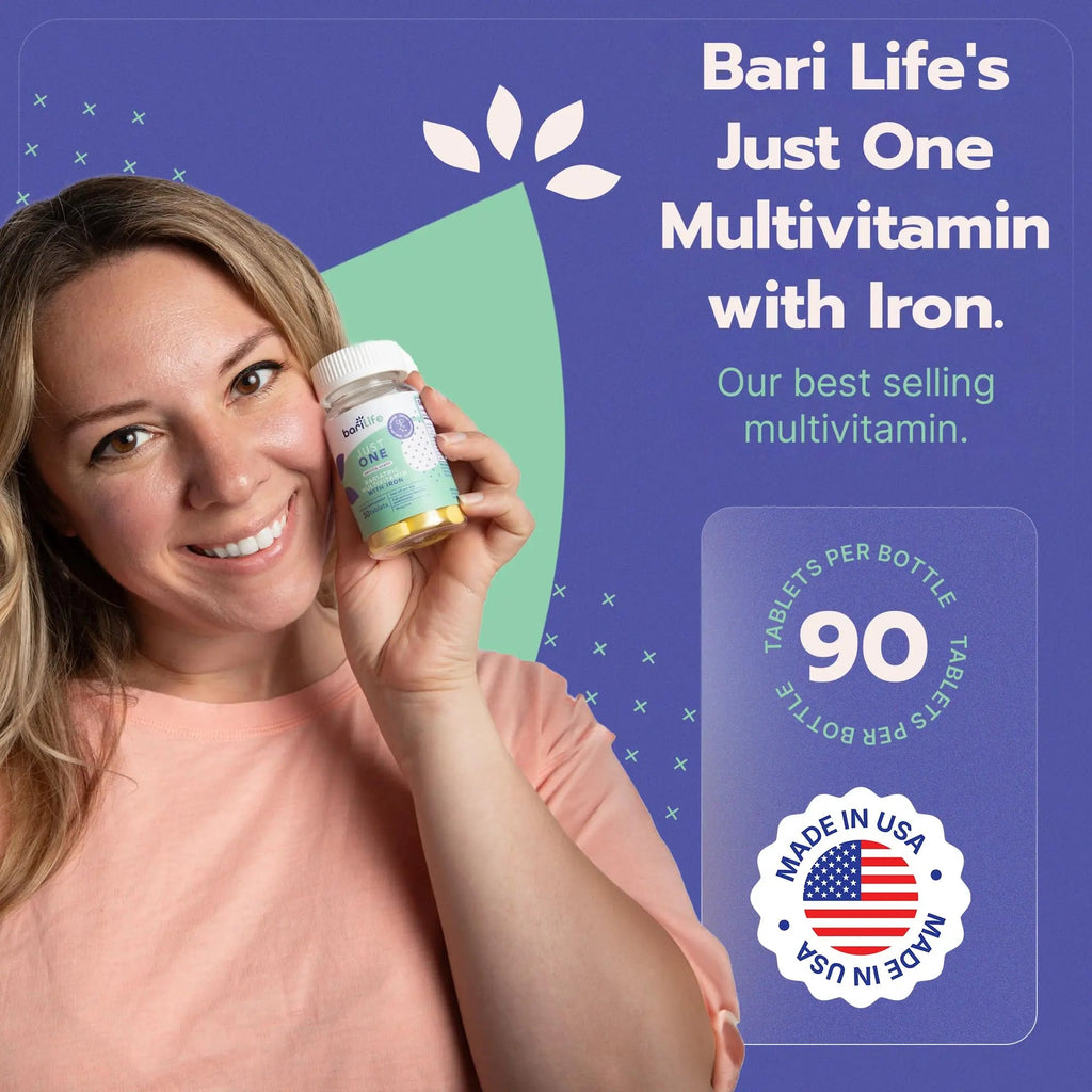Just One - Once Daily Bariatric Multivitamin with Iron (30) Bari Life Au supplements