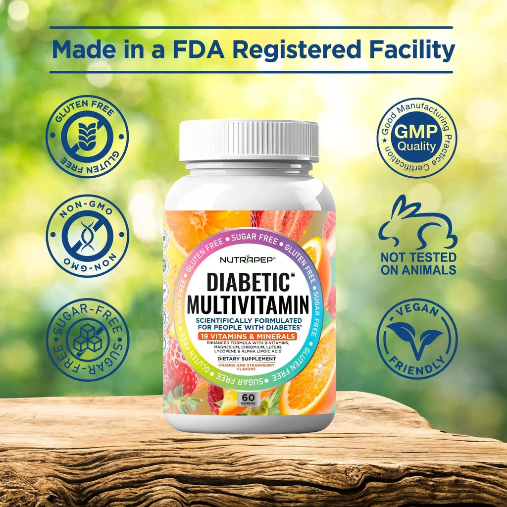 NutraPep Premium Multivitamin Chewable Gummies for Women & Men - Sugar-Free & Gluten Free Supplement Vitamins NutraPep Au supplements