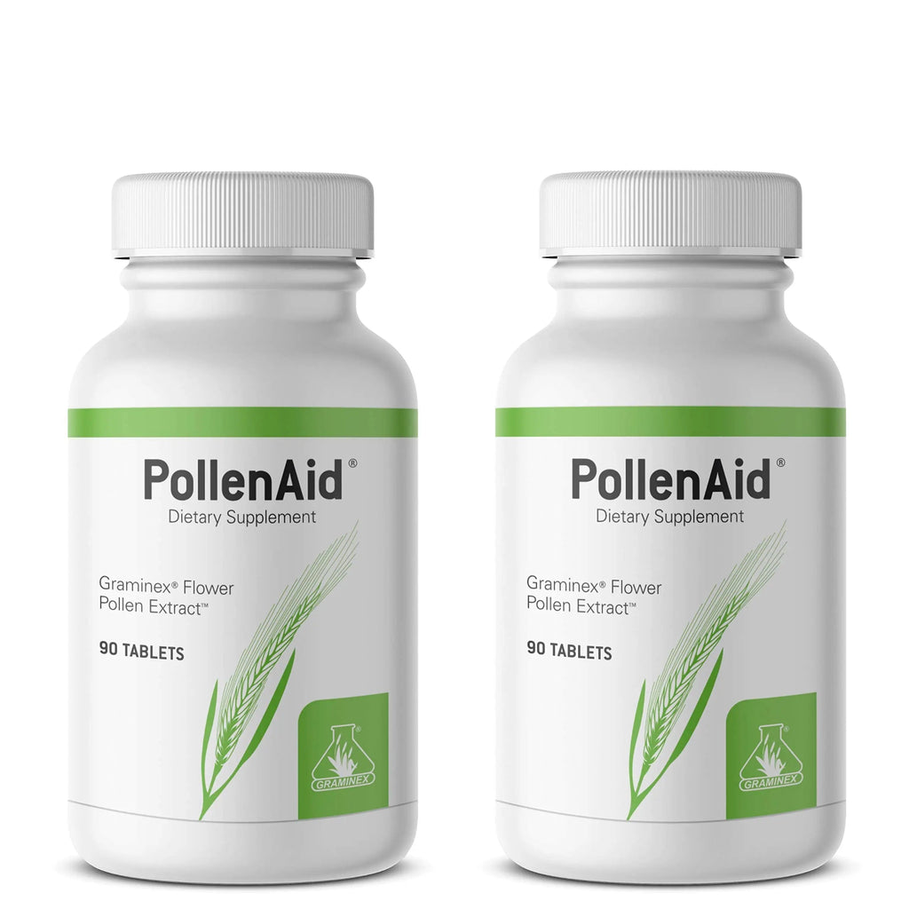 Graminex PollenAid Prostate Supplement: All Natural Prostate Support for Bladder Control & Urinary Tract Health, Rye Pollen Extract Made in USA, 90 Tablets (Pack of 2) Graminex Au supplements