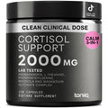 Cortisol Supplement for Women and Men — Calm, Balanced-Strength 5-in-1 Non-Drowsy, Third-Party Tested with Magnesium Glycinate, Ashwagandha, L-Theanine, Phosphatidylserine, Rhodiola — 120 Capsules Toniiq Au supplements