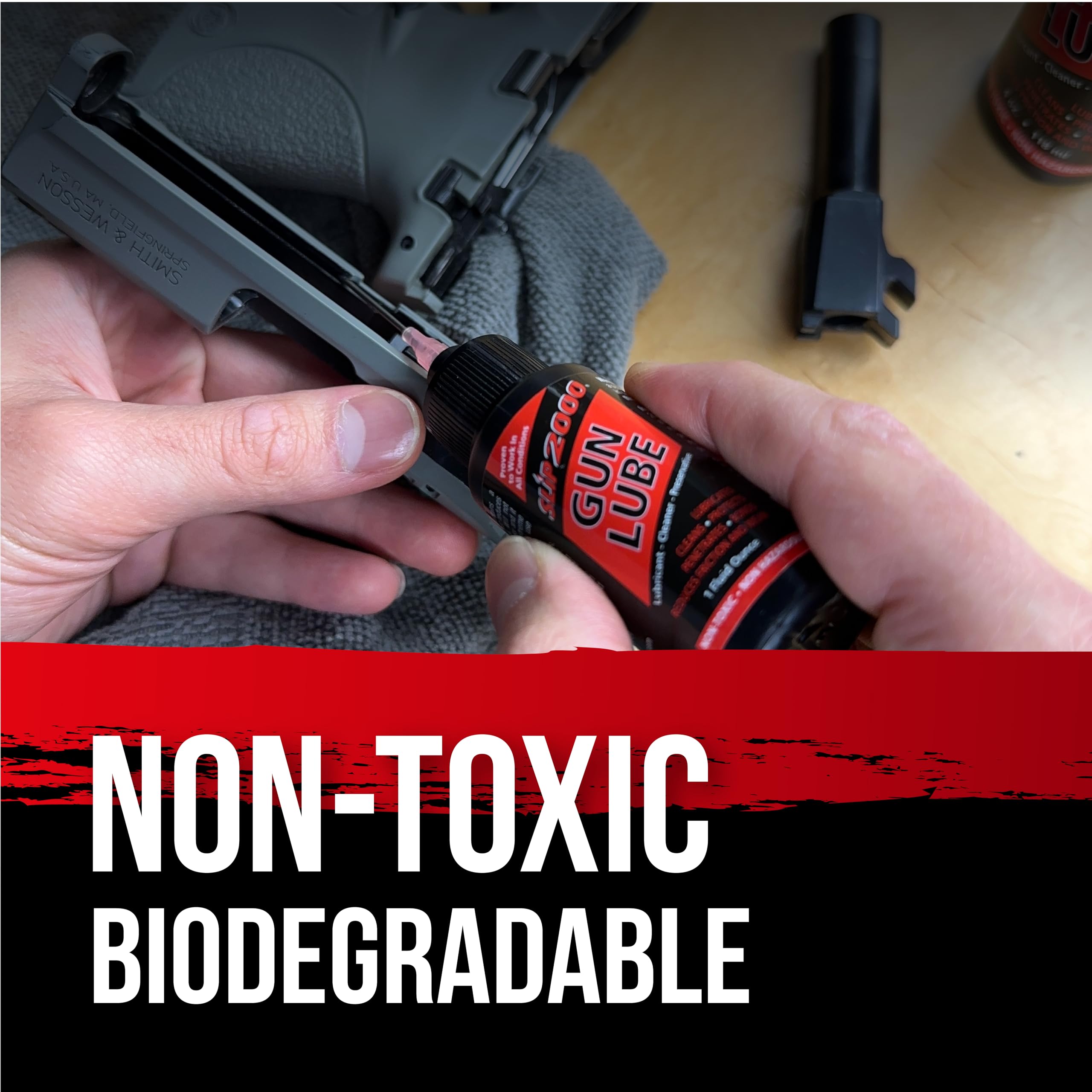 Slip 2000 Gun Lube, 100% Pure Synthetic CLP, Performs in All Conditions, Gun Lubricants for Peak Performance, Reduces Heat, Eliminates Excessive Wear, Shotguns, Rifles and Pistols, 4-Ounce Pump Slip2000 Au supplements