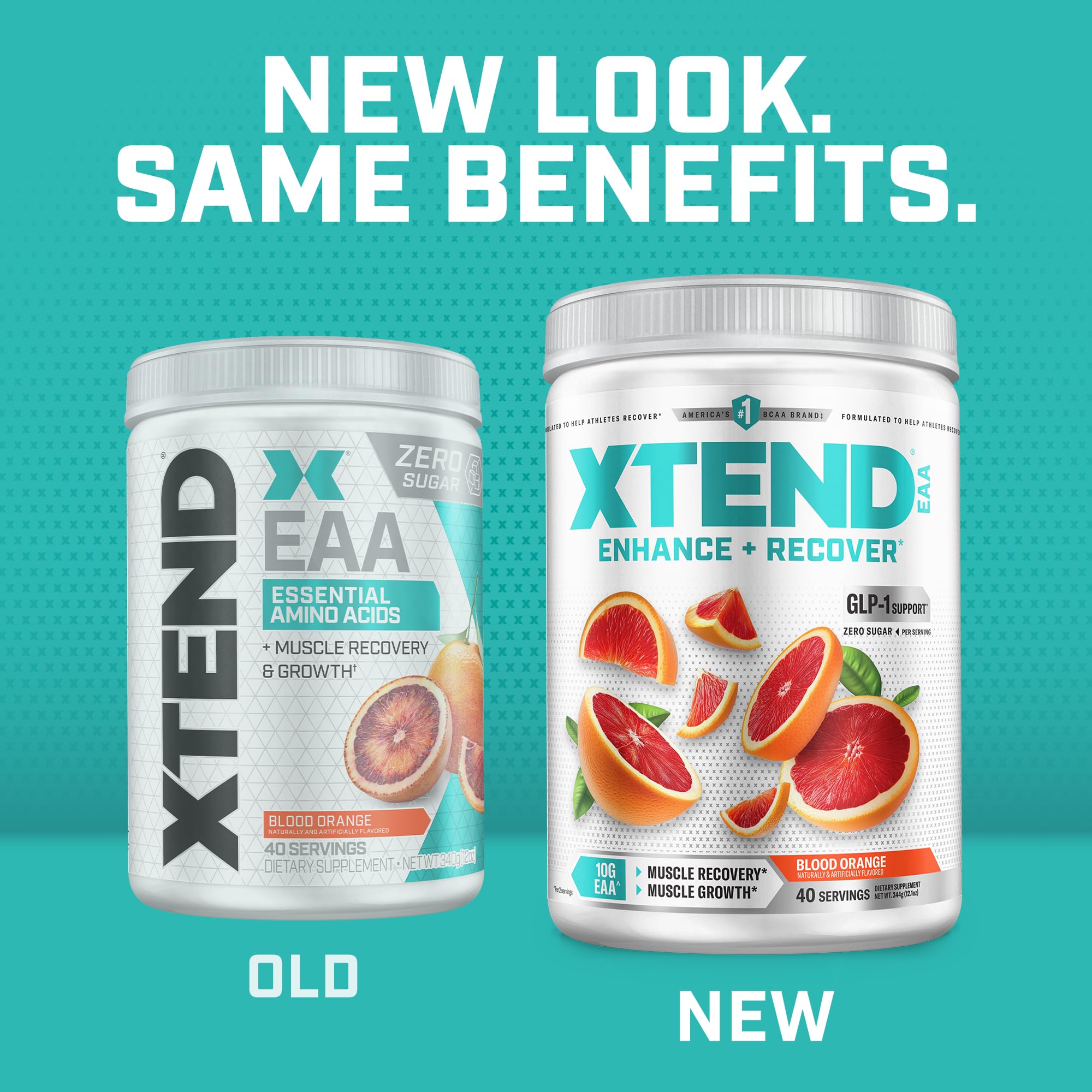 Xtend EAA + BCAA Powder for Muscle Recovery & Lean Muscle Growth, 9 Essential Amino Acids for Intra Workout or Post Workout Recovery, 10g EAAs Per 2 Servings