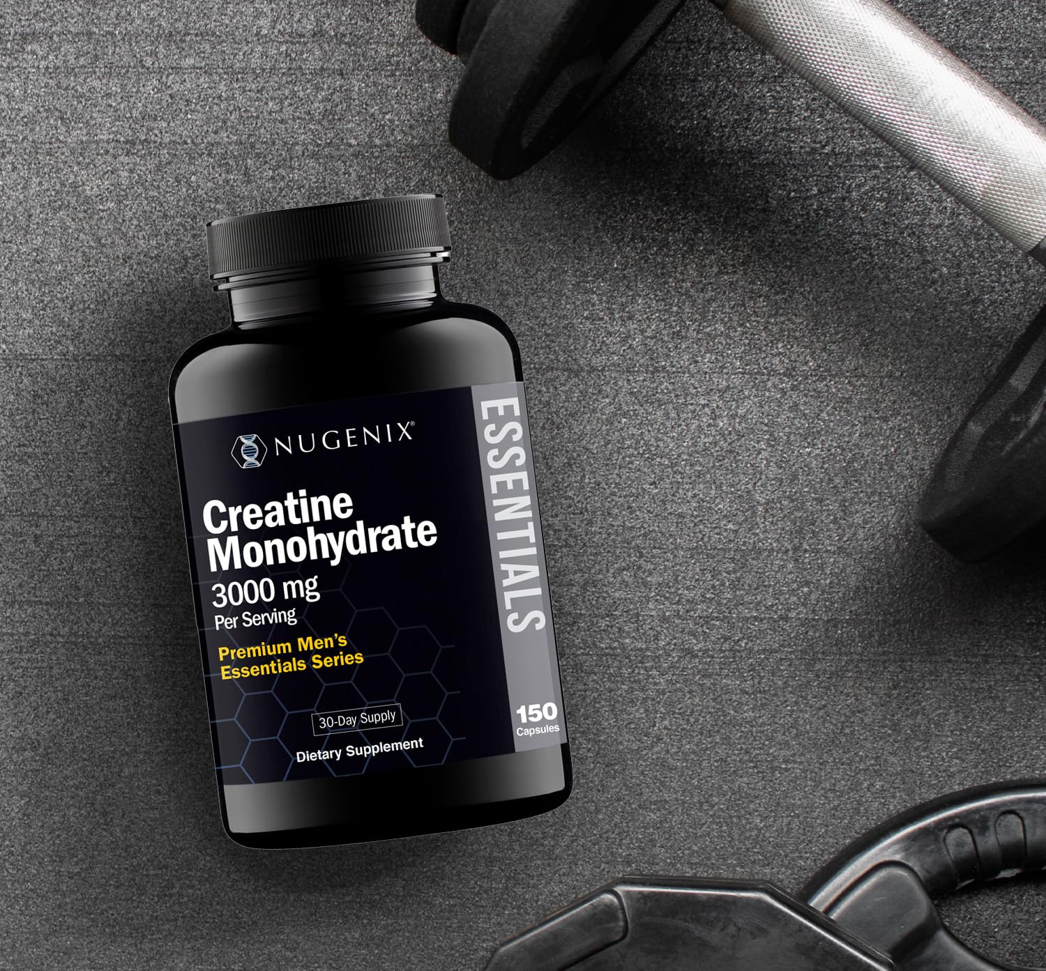Nugenix Essentials Premium Creatine Monohydrate Pills Supplement, 3000mg, 150 Capsules Nugenix Au supplements