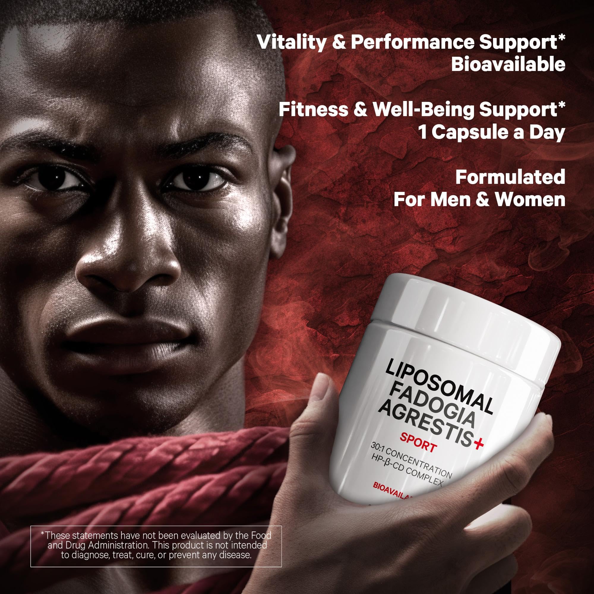 Codeage Liposomal Fadogia Agrestis 600mg Supplement - Fadogia Agrestis 30:1 Extract, Vitamin D3, Zinc, Fenugreek, BioPerine Black Pepper - 2-Month Supply - Liposomal Delivery - Non-GMO, 60 Capsules Codeage Au supplements