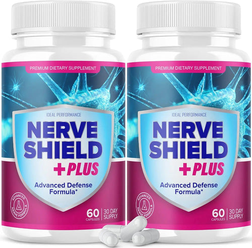 (2 Pack) Nerve Shield Plus Pills Original Supplement Advanced Nerve IDEAL PERFORMANCE Au supplements