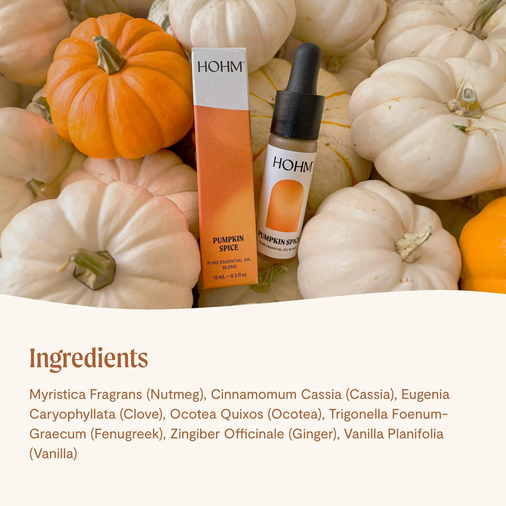 Hohm Pumpkin Spice Essential Oil Blend - Natural, Pure Essential Oil for Your Home Diffuser Hohm Au supplements