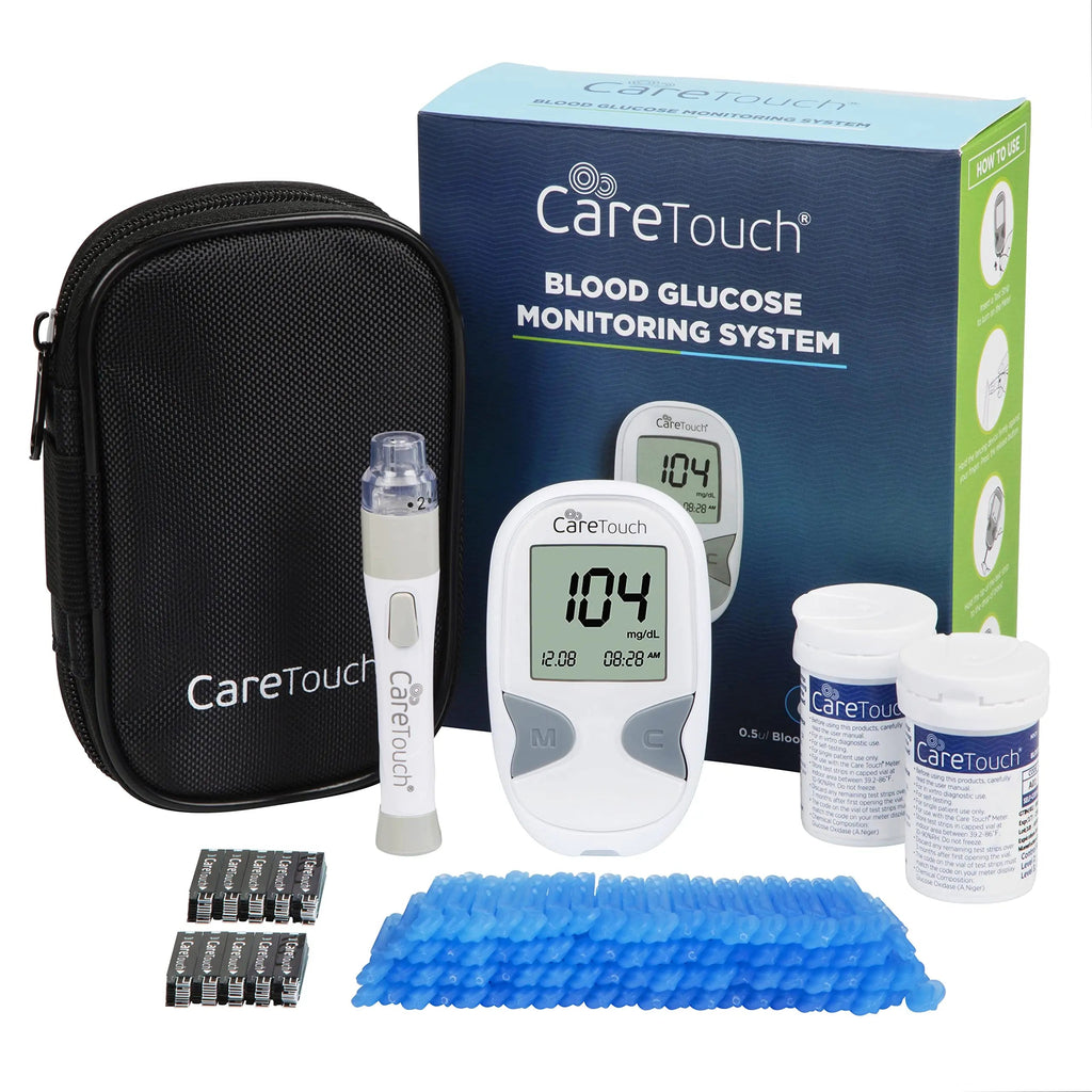 Care Touch Blood Glucose Meter Kit - Diabetes Testing Kit with Glucometer Care Touch Au supplements