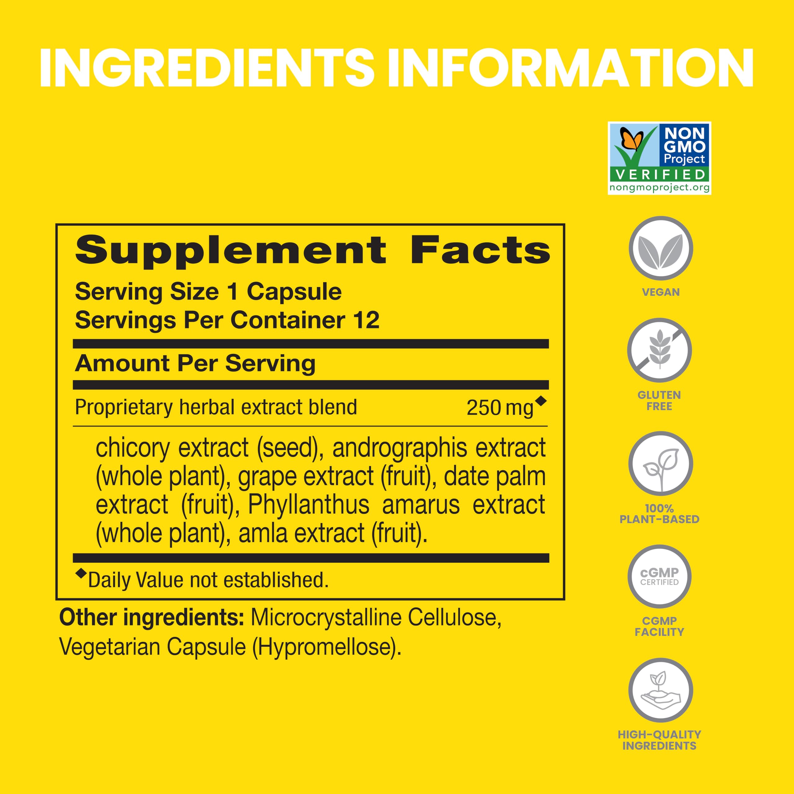 Himalaya PartySmart, 12 Capsule Tube - Alcohol Breakdown Liver Support for a Better Morning After Drinking - Plant Based, Vegan, Non-GMO