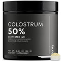 Ultra High Strength Bovine Colostrum Powder - 50% IgG - 2,000mg per Serving - Third Party Tested for Potency - Supports Immune, Gut, and Skin Health - 30 Servings -Premium Bovine Colostrum Supplement Toniiq Au supplements