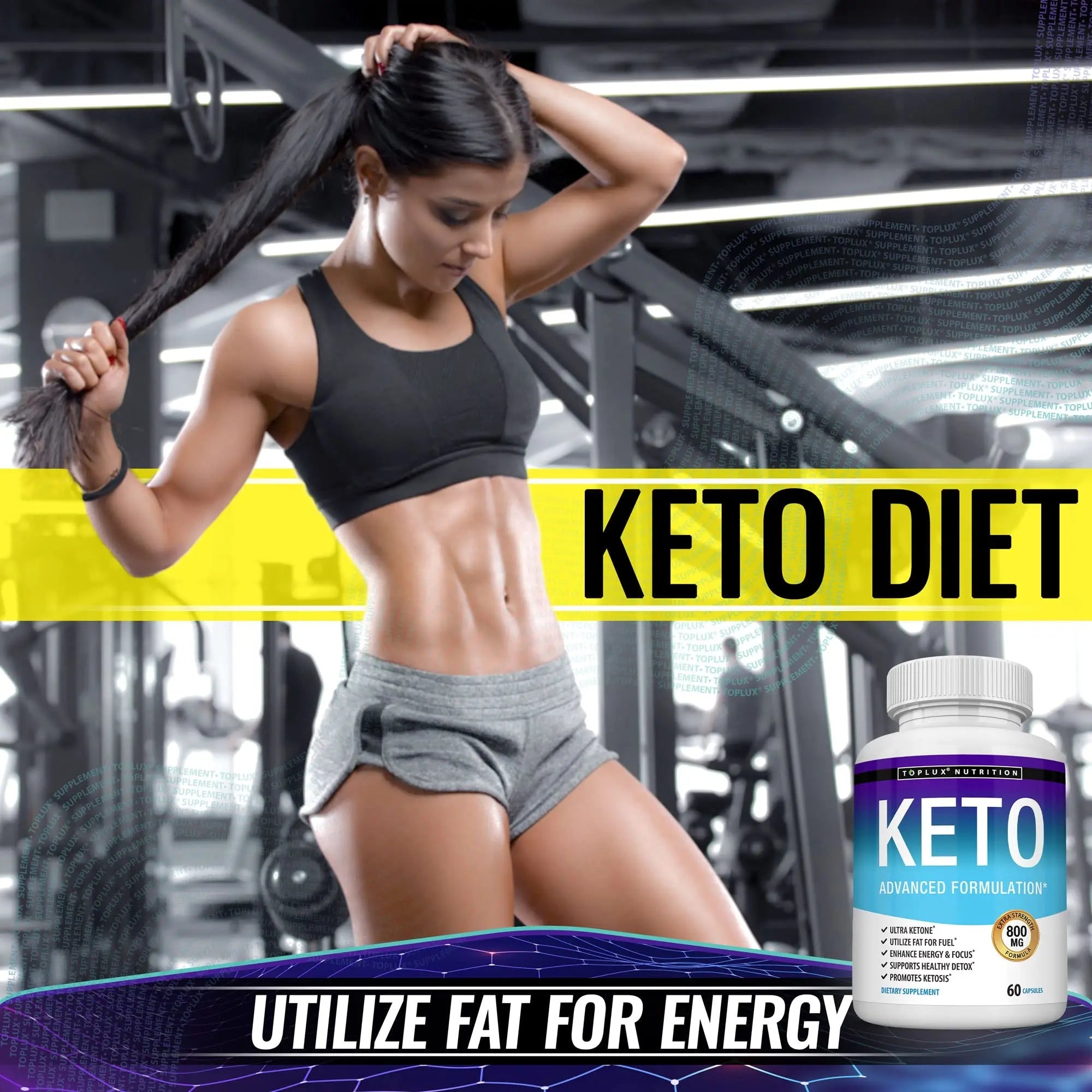 Toplux Keto Pills Ketosis Diet - Natural Ketosis Using Ketone & Ketogenic Diet, Support Toplux Au supplements
