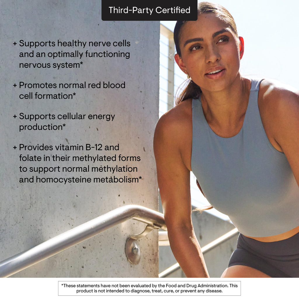 THORNE - B-Complex #12 - Vitamin B Complex with Choline Supplement - Supports Cellular Energy Production & a Healthy Nervous System* - Third-Party Certified