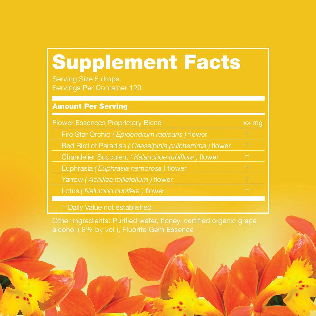 LOTUSWEI Inspired Action Flower Essence Elixir – Enhance Focus, Concentration, Mental Clarity & Creativity – Flower Remedy Supplement LOTUSWEI Au supplements