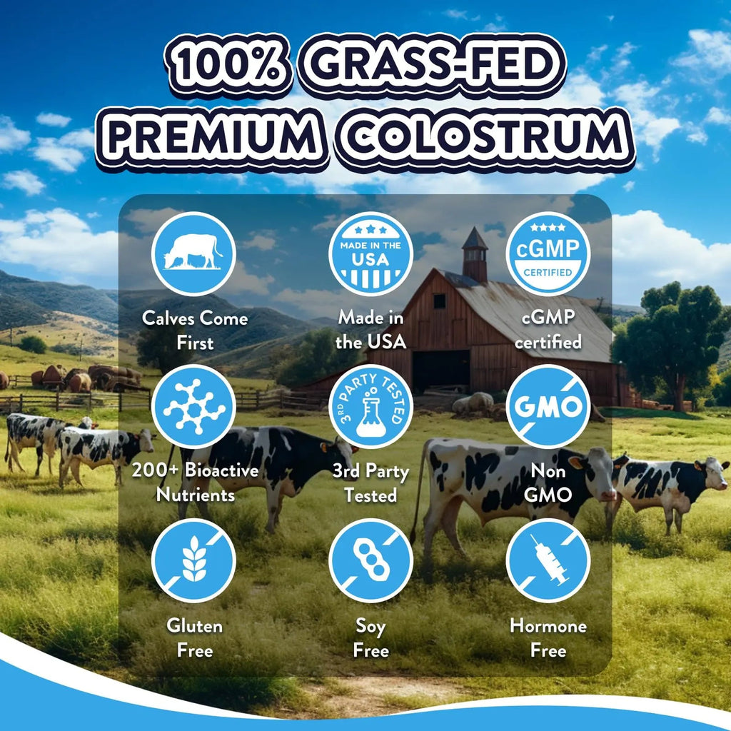 Equip Foods Core Colostrum - 100% Grass Fed Colostrum Powder 3,000mg, 40% IgG Equip Au supplements
