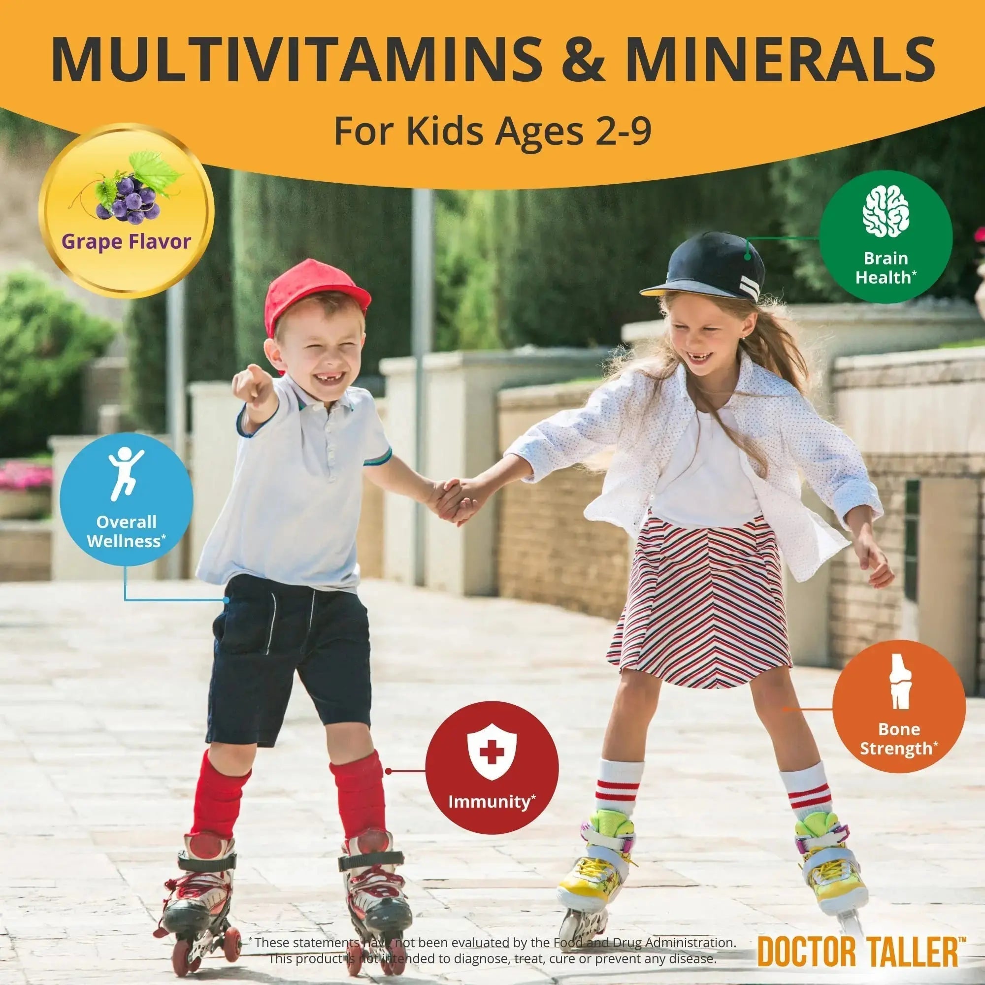 NuBest Doctor Taller Kids - Kids Multivitamins, Toddler Vitamins - Support Healthy, Immunity and Bone Strength for Ages 2 to 9 NuBest Au supplements