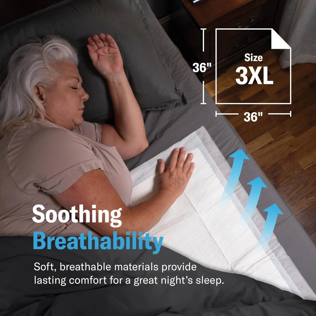 Chucks MAX Hospital Bed Pads Disposable Adult 36 x 36 Breathable Stack Man Au supplements