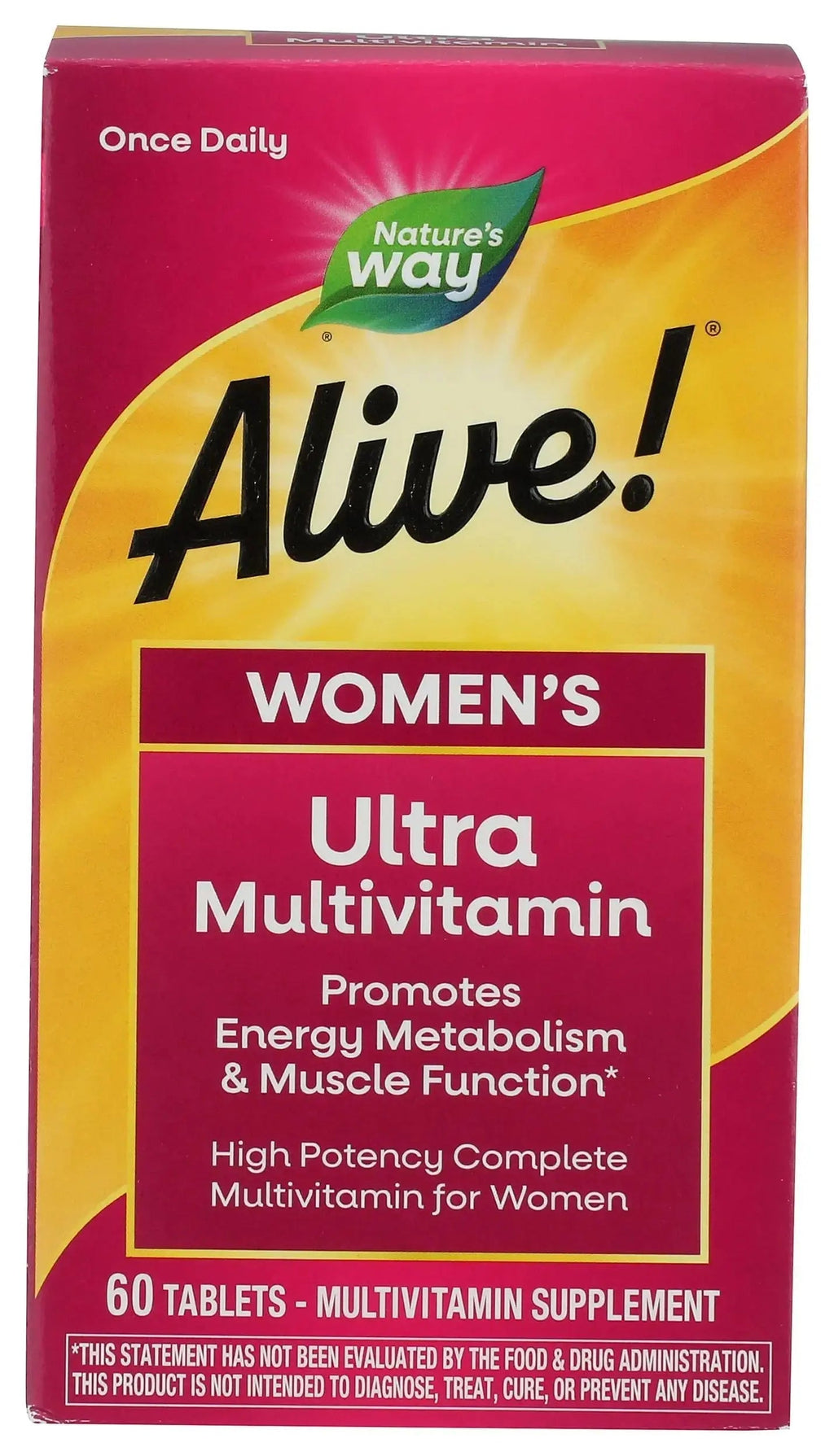 Natures Way Alive! Once Daily Womens, 60 CT Nature's Way Au supplements
