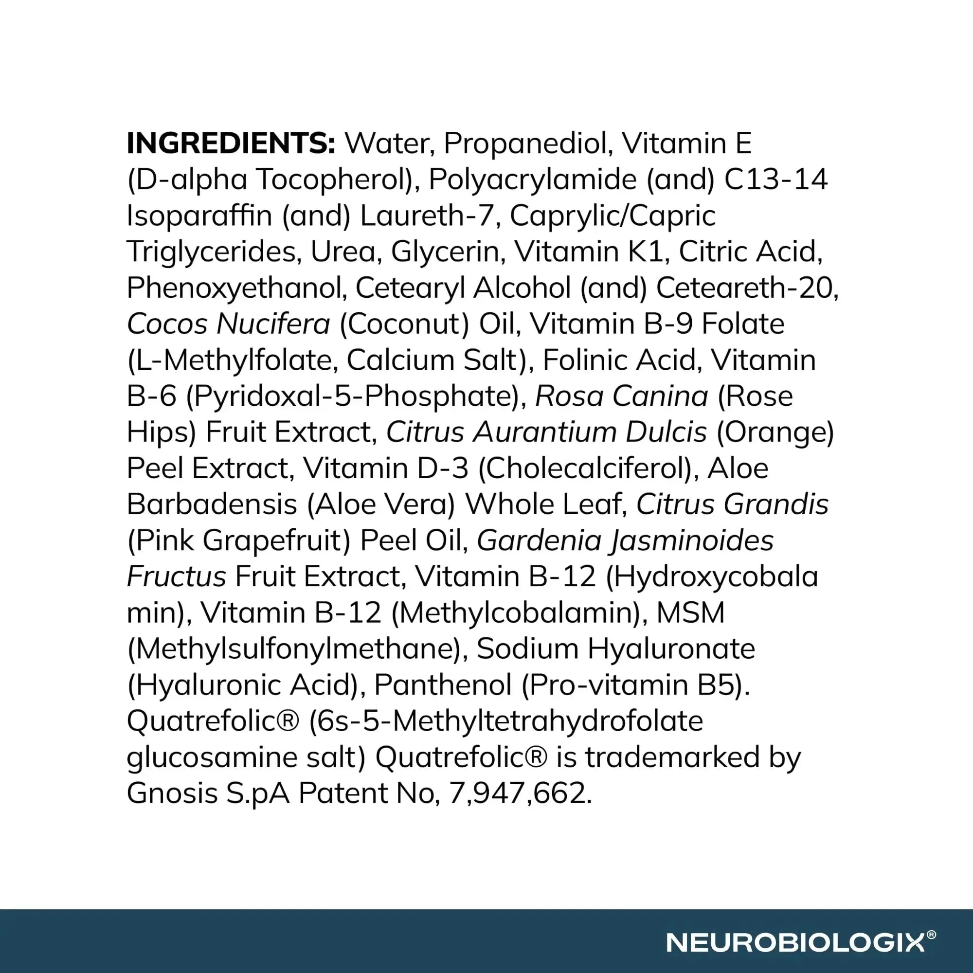 Neurobiologix Methylation Pro Topical for Men and Women, Bioactive B Vitamin Cream with Methylfolate, B6, B12, D3 & K1, Supports Cellular Energy Neurobiologix Au supplements