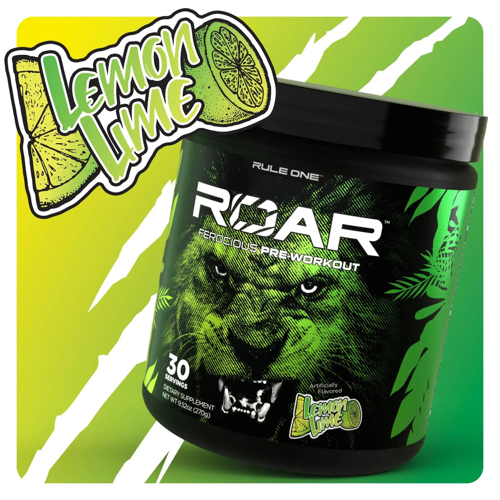 Rule 1 R1 Roar, Lemon Lime - 9.52 oz - Pre-Workout Powder - with Creatine, Beta-Alanine Rule 1 Proteins Au supplements