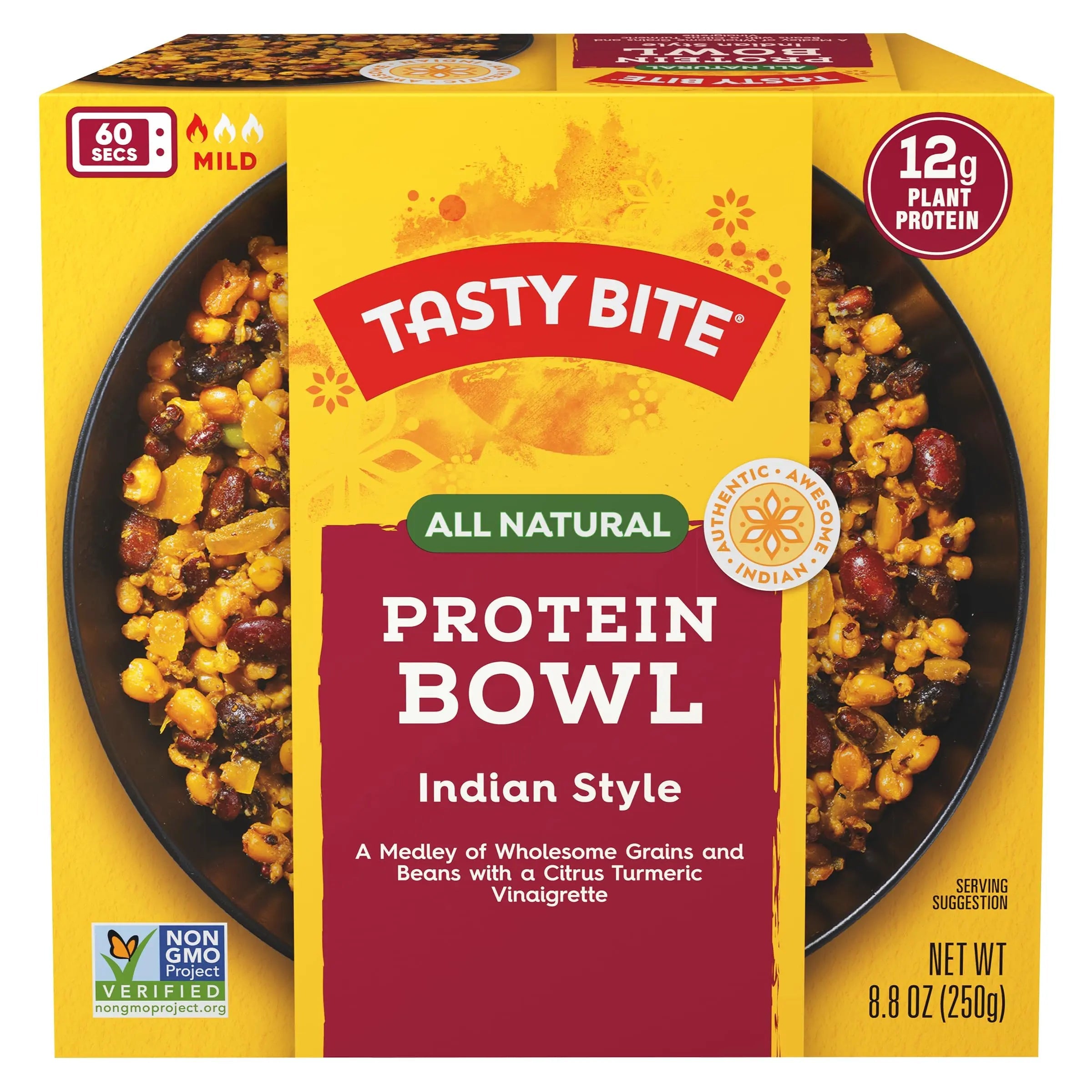 TASTY BITE Indian Protein Bowl, 8.8 Ounce, Pack of 6, Ready to Eat, Microwaveable TASTY BITE Au supplements
