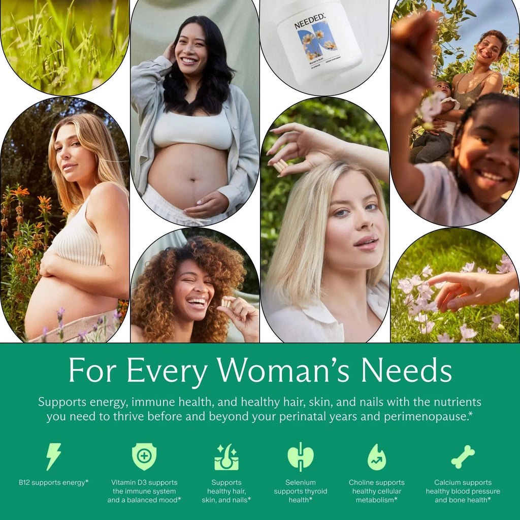Needed. Multivitamin for Women with 23 Vitamins, Minerals and Antioxidants - Daily Womens Multivitamin Needed. Au supplements