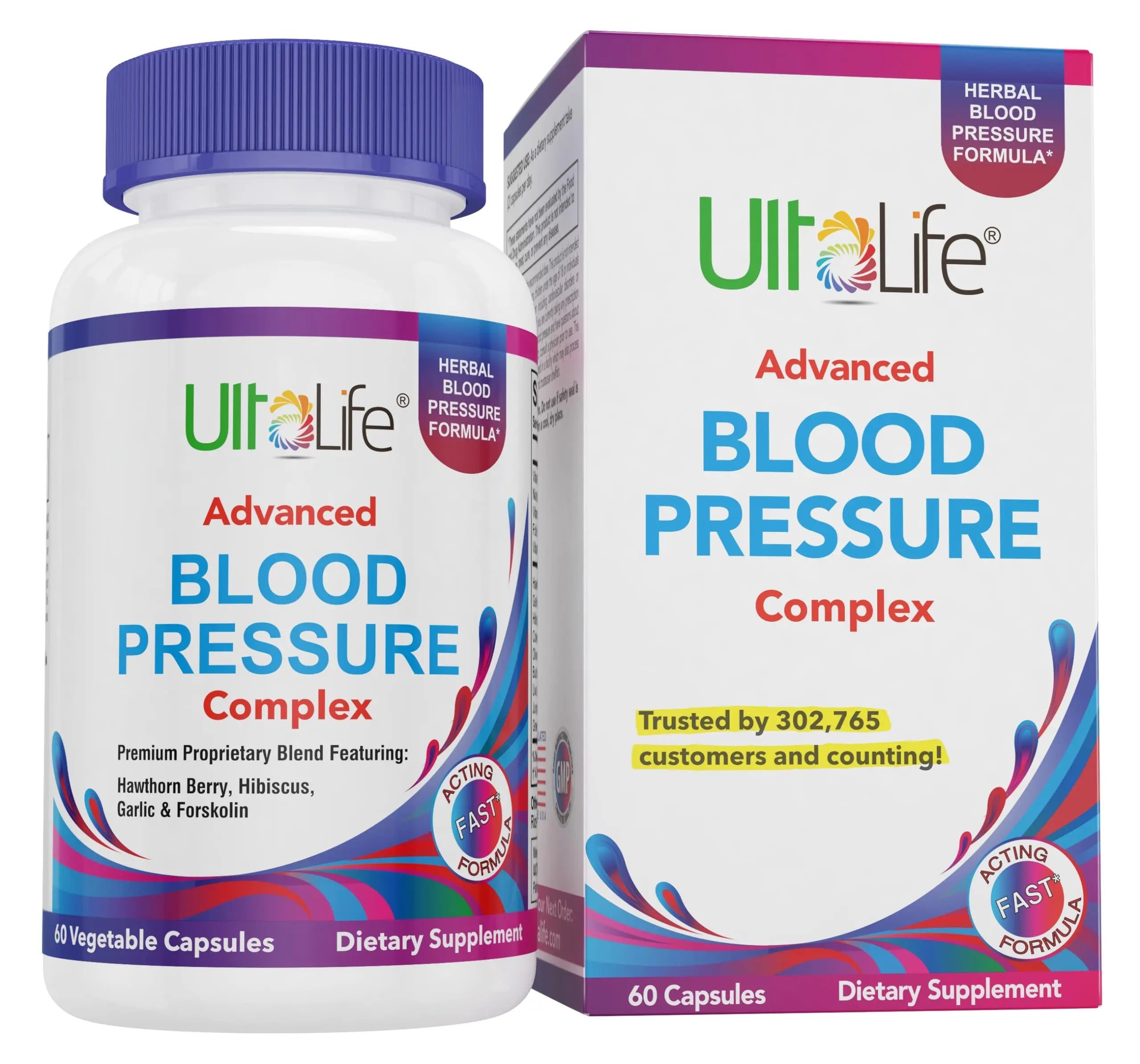 ULTALIFE Blood Pressure Supplements - Advanced Blood Pressure Supplement Complex ULTALIFE Au supplements