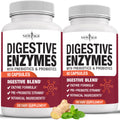 NEW AGE Digestive Enzymes for Gut Health - Probiotic Multi Enzymes with Prebiotics and Probiotics with Lipase for Women and Men for Digestive Health,
