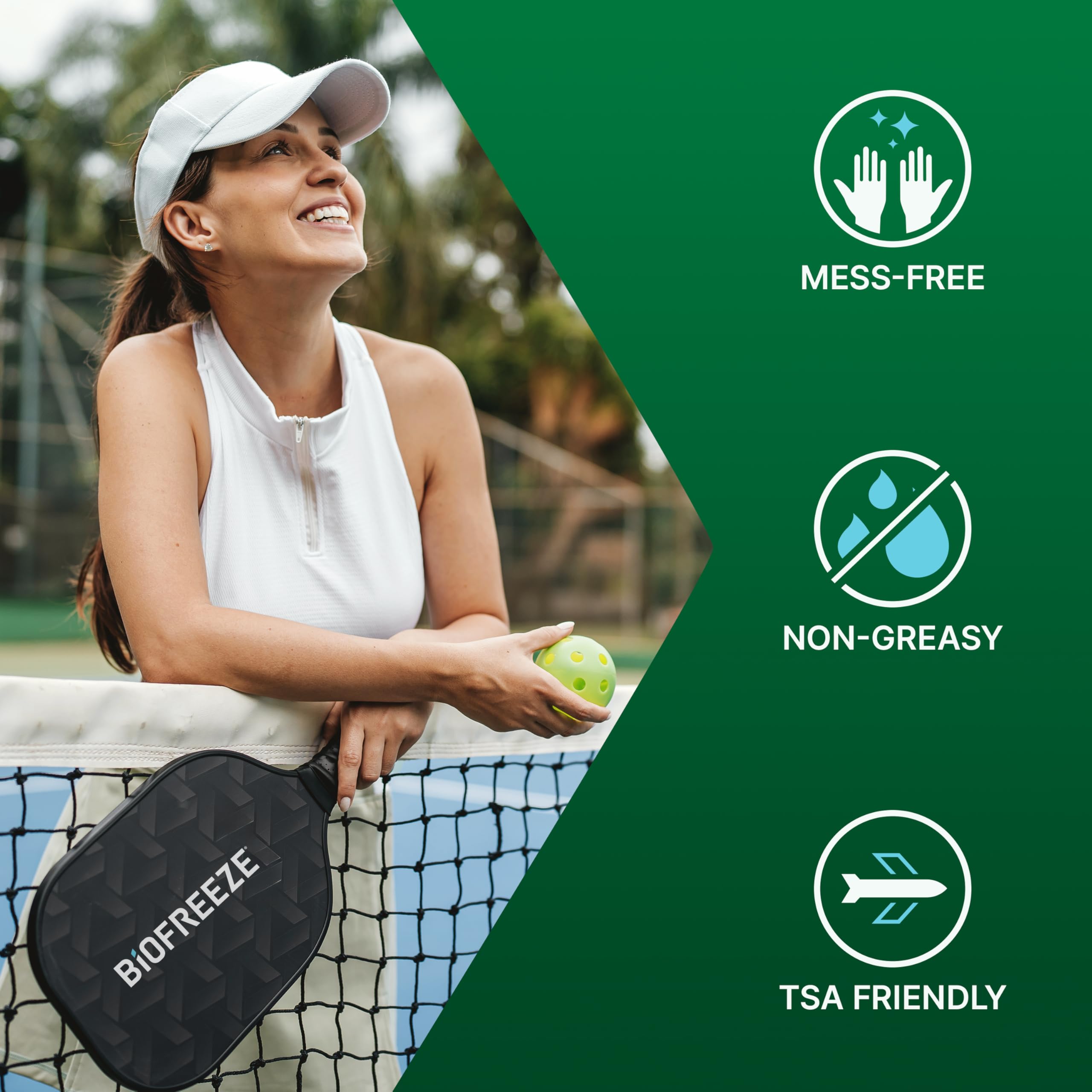 Biofreeze Dry Stick, Mess-Free Relief for Neck, Shoulder, Knee, Hip, Hand & Joint, Cooling Menthol Pain Relief Stick, Up to 100 Uses Biofreeze Au supplements
