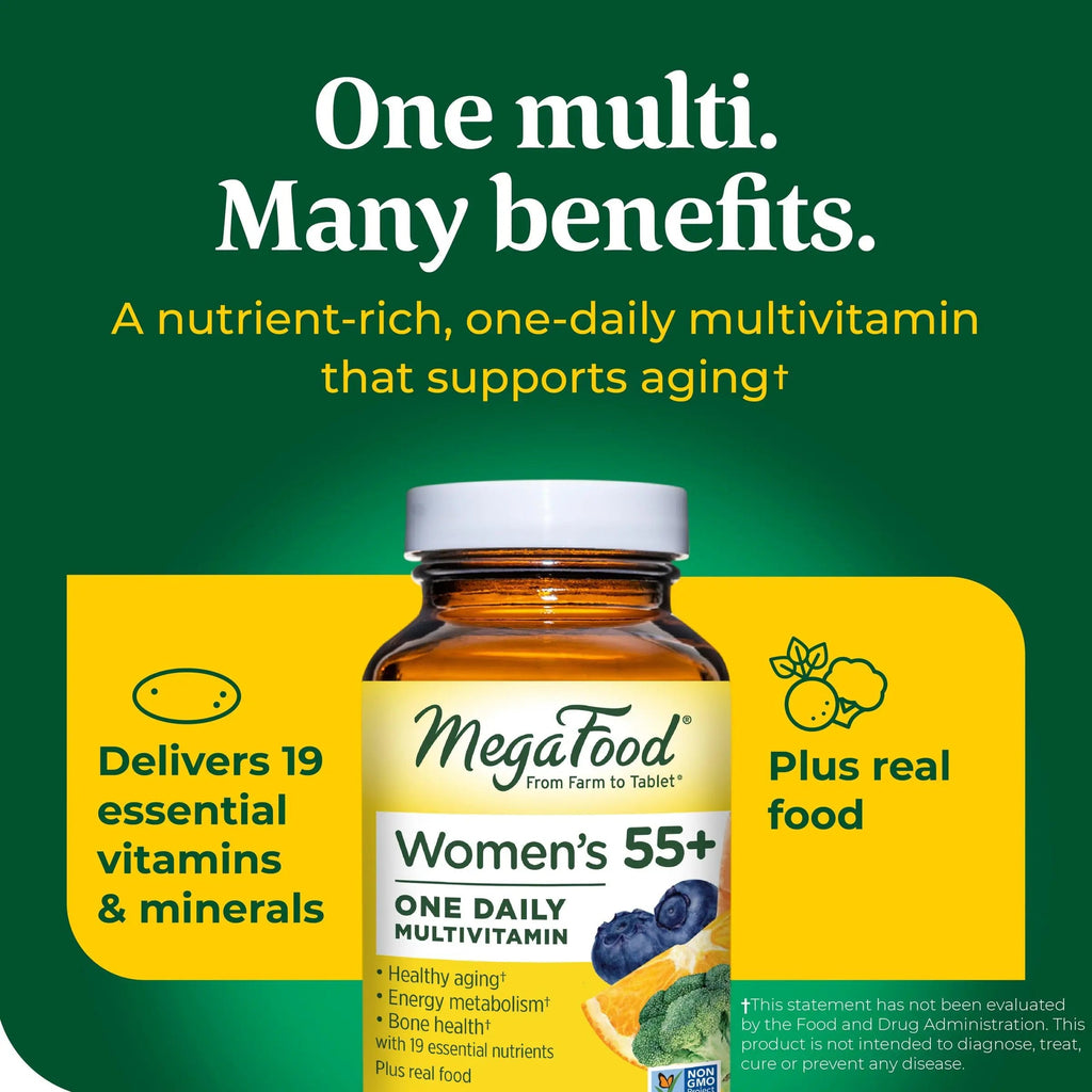 MegaFood Women's 55+ One Daily Multivitamin for Women with Vitamin A, Vitamin C MegaFood Au supplements