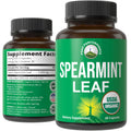 Peak Performance USDA Organic Spearmint Capsules. Organic Vegan Spearmint Leaf Pills for Digestive Support, Ingestion, and More. USA Tested Supplement for Women and Men. Peak Performance Au supplements