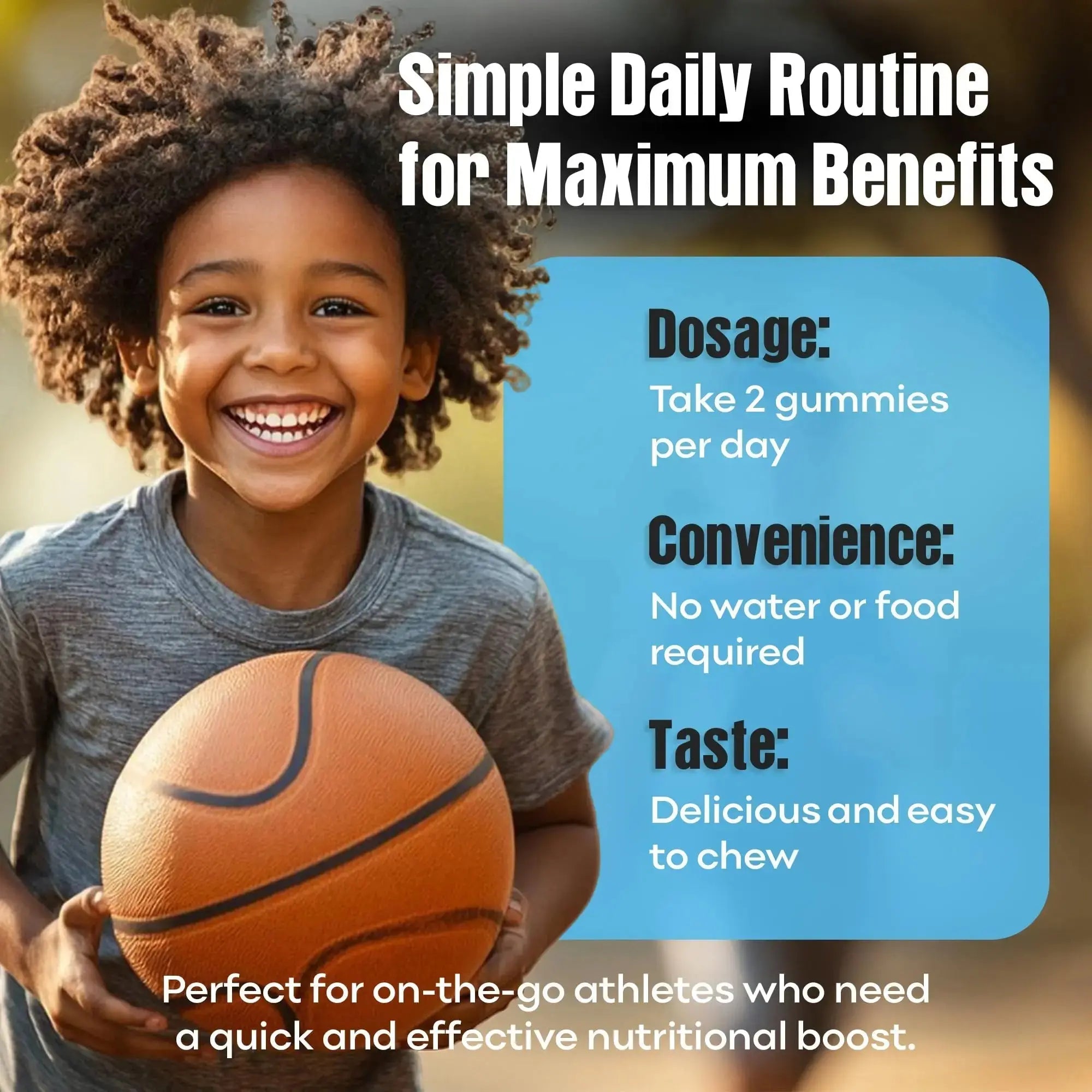 Youth Athletic Gummies – Kids Multivitamin Gummies with Essential Nutrients, Immune & Energy Support, Vegan & Gelatin-Free IMPACT Au supplements