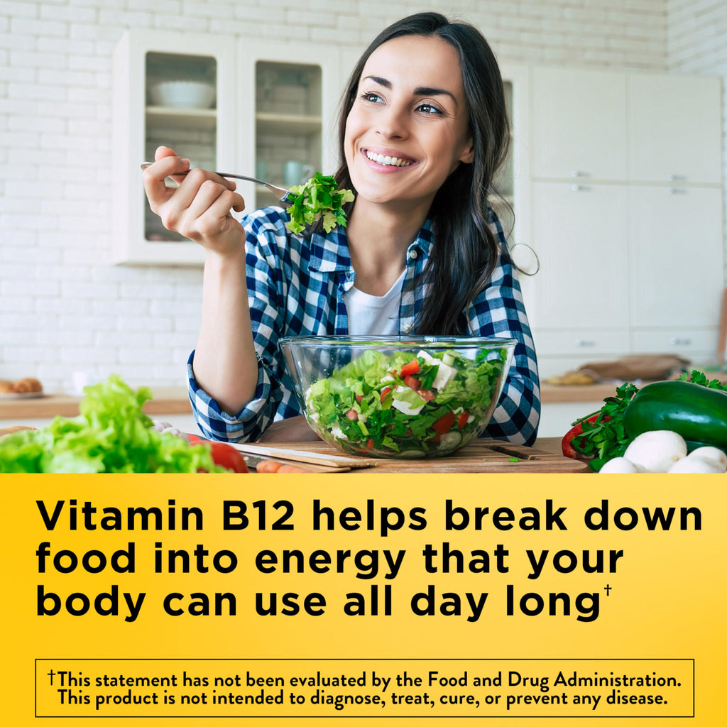 Nature Made Vitamin B12 Gummies 1000 mcg per serving, Dietary Supplement for Energy Metabolism Support, B12 Vitamins